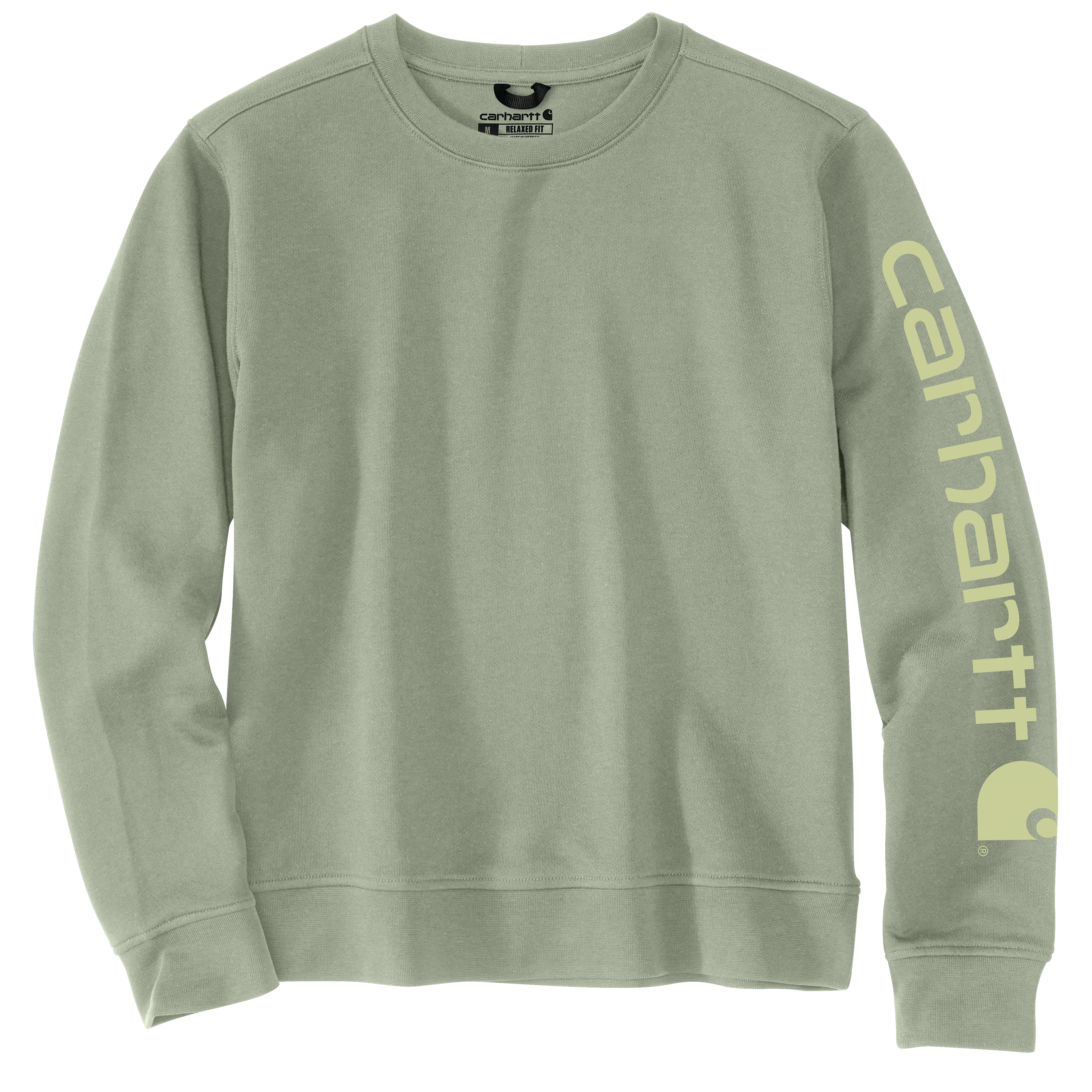 Picture of Carhartt 106718 Womens Relaxed Fit Midweight Graphic Crewneck Sweatshirt