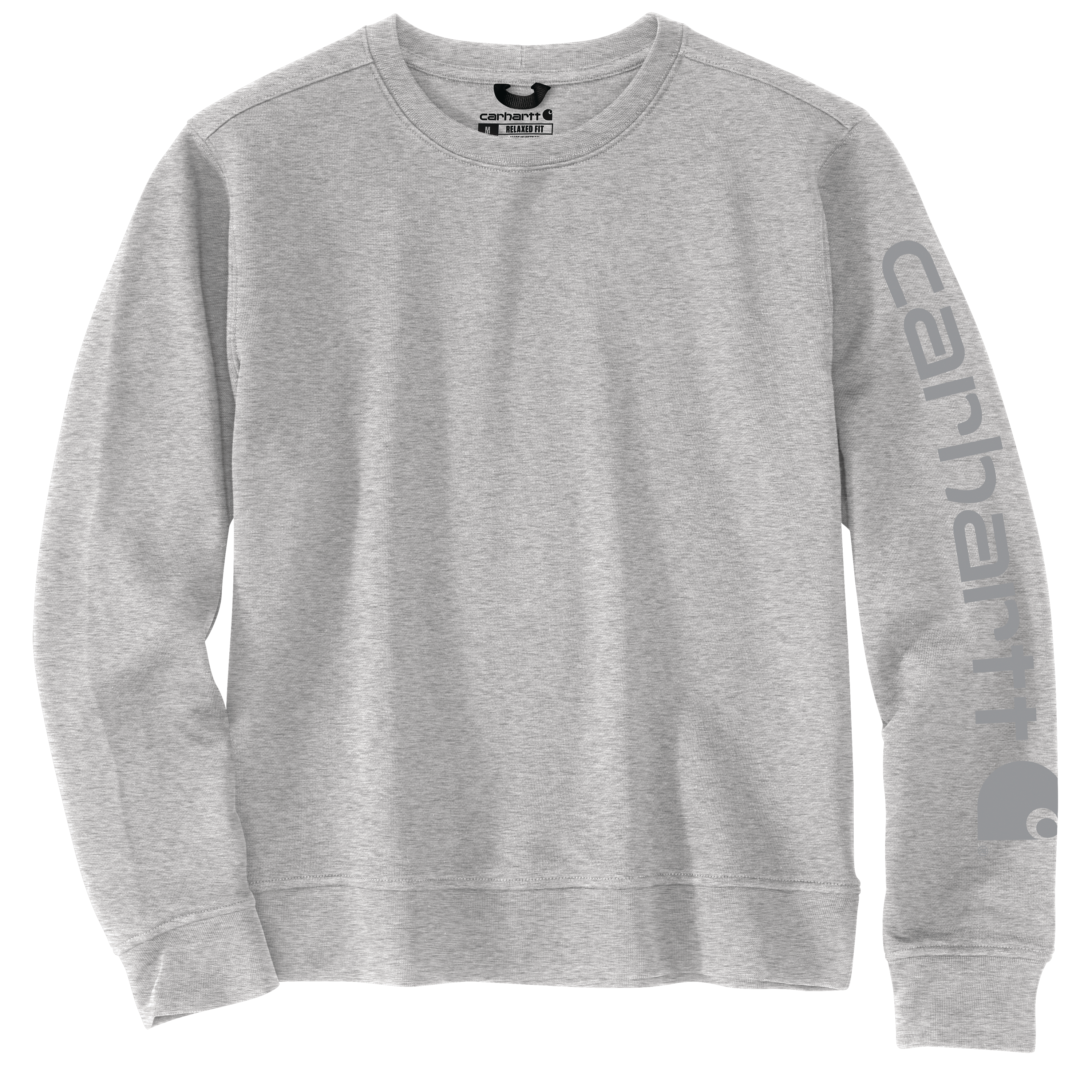 Picture of Carhartt 106718 Womens Relaxed Fit Midweight Graphic Crewneck Sweatshirt