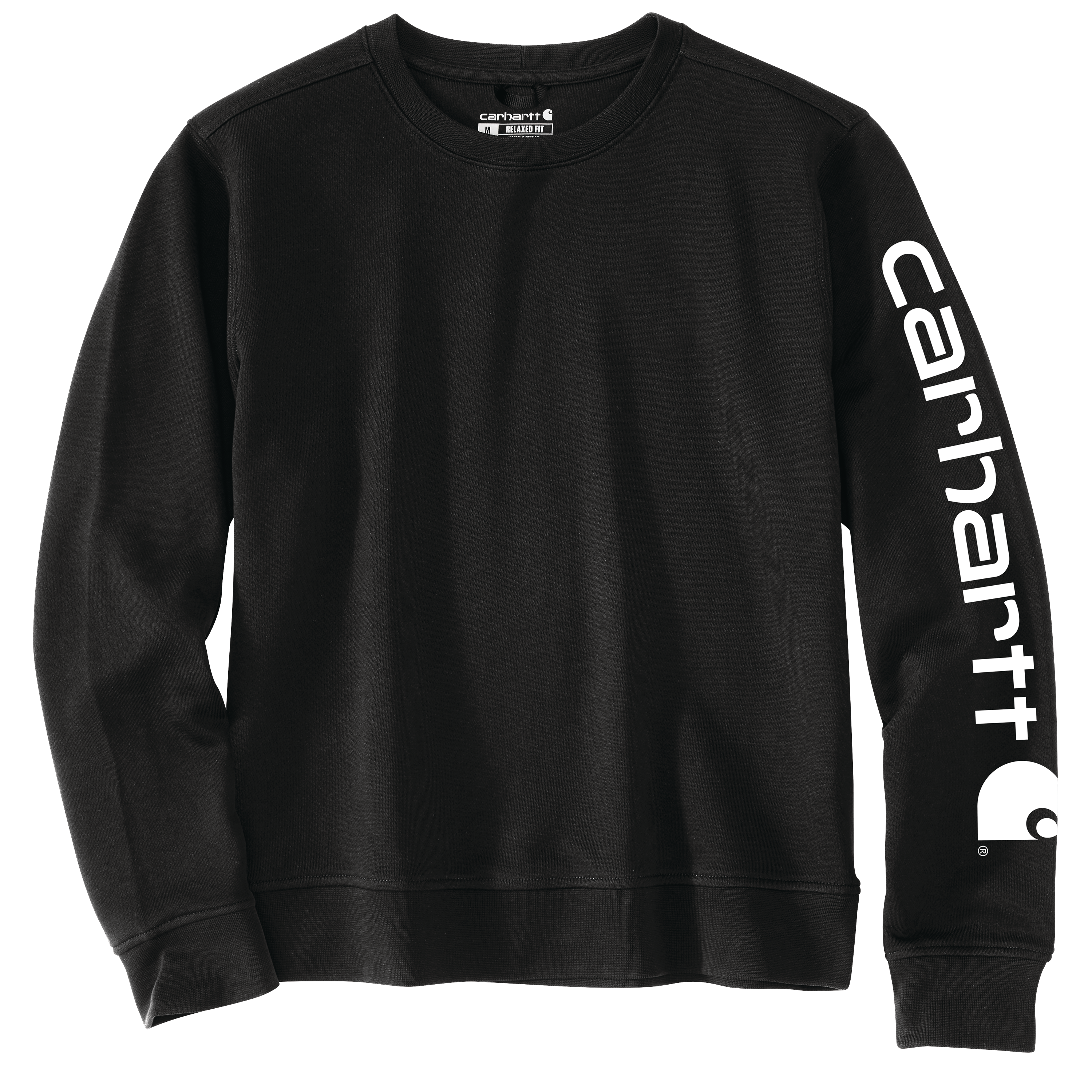 Picture of Carhartt 106718 Womens Relaxed Fit Midweight Graphic Crewneck Sweatshirt