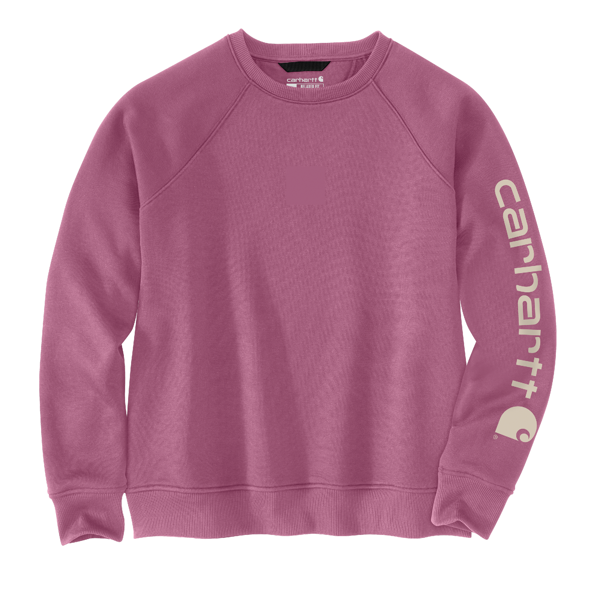 Picture of Carhartt 106718 Womens Relaxed Fit Midweight Graphic Crewneck Sweatshirt