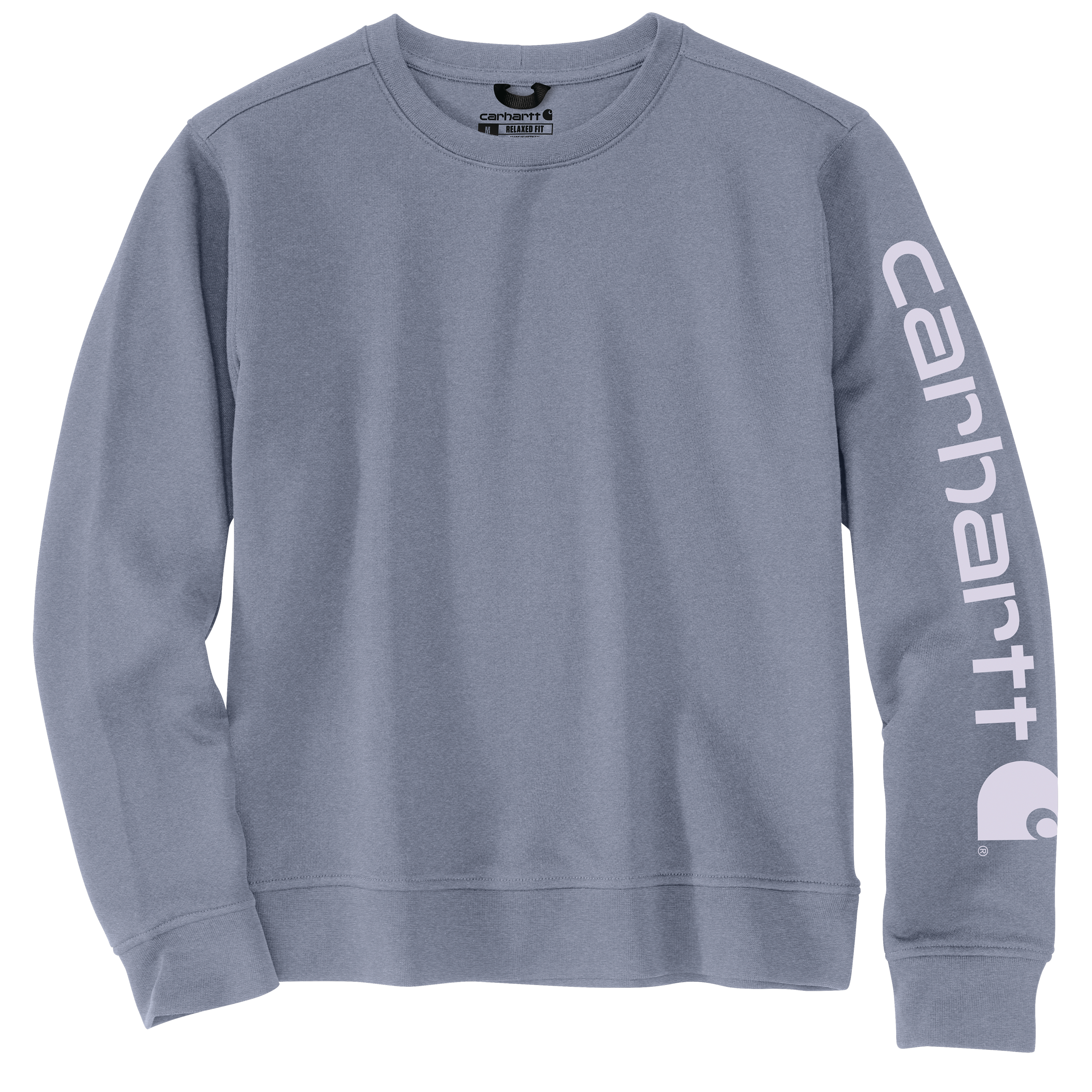 Picture of Carhartt 106718 Womens Relaxed Fit Midweight Graphic Crewneck Sweatshirt