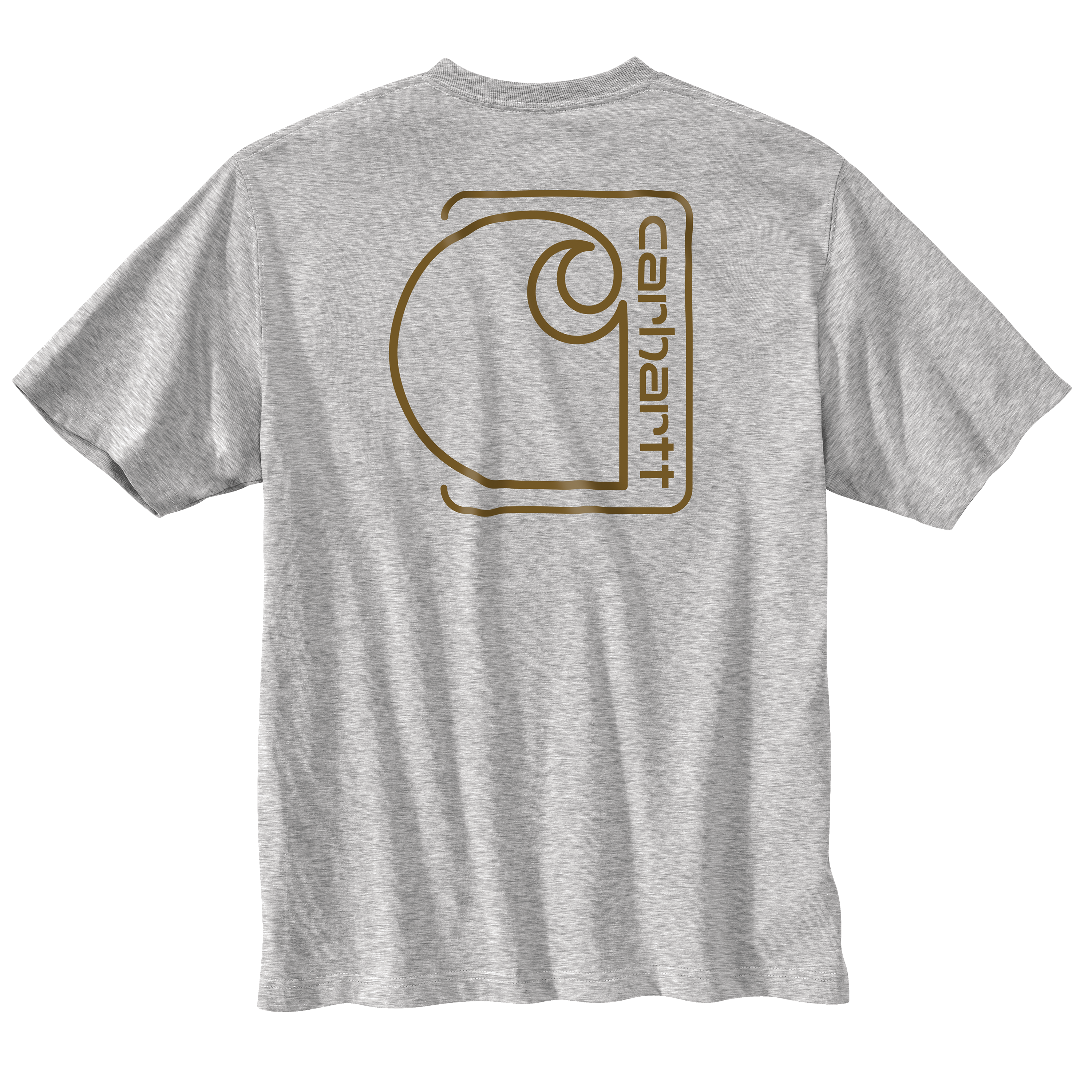 Picture of Carhartt 106760 Mens Relaxed Fit Lightweight Short-Sleeve Pocket C Graphic T-Shirt