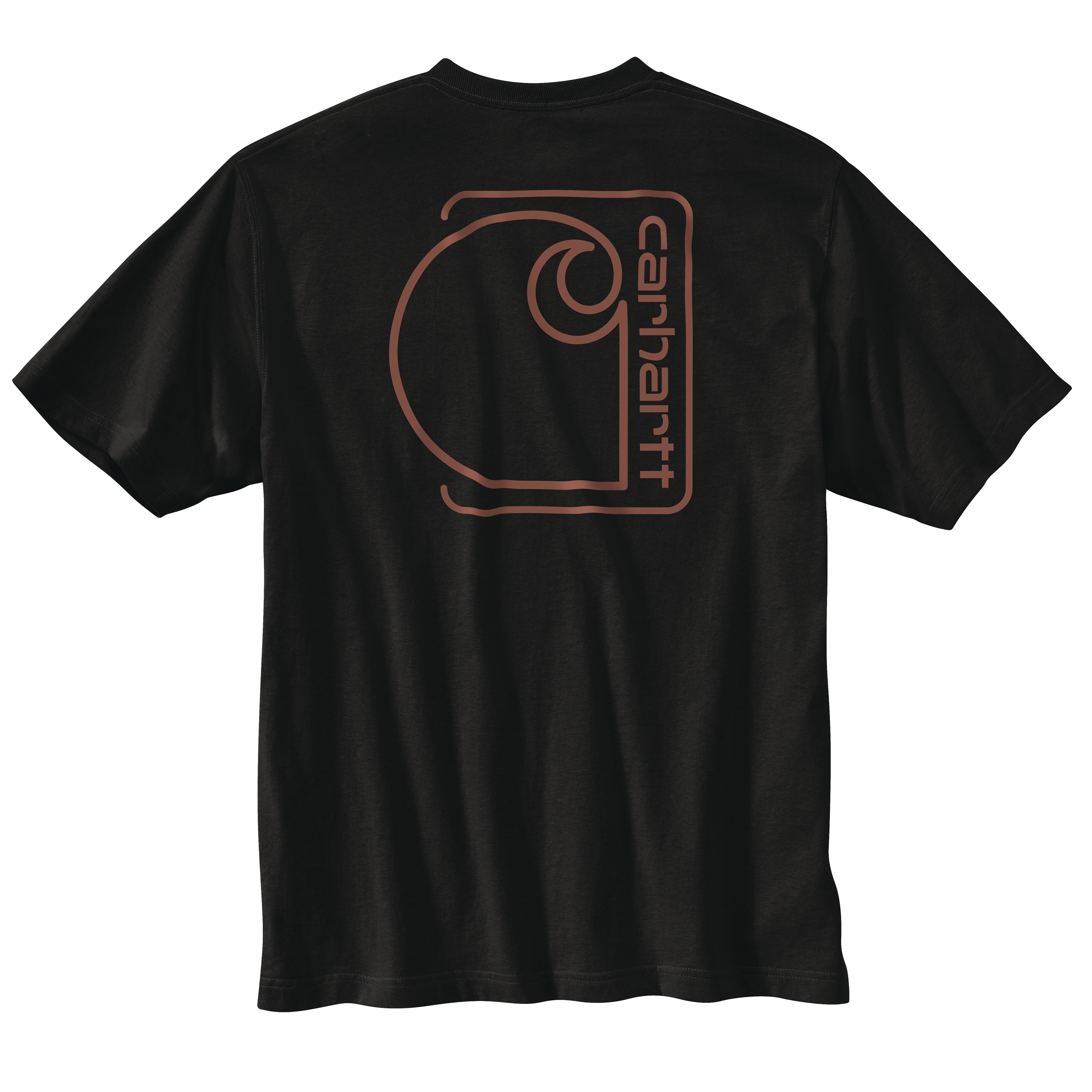 Picture of Carhartt 106760 Mens Relaxed Fit Lightweight Short-Sleeve Pocket C Graphic T-Shirt