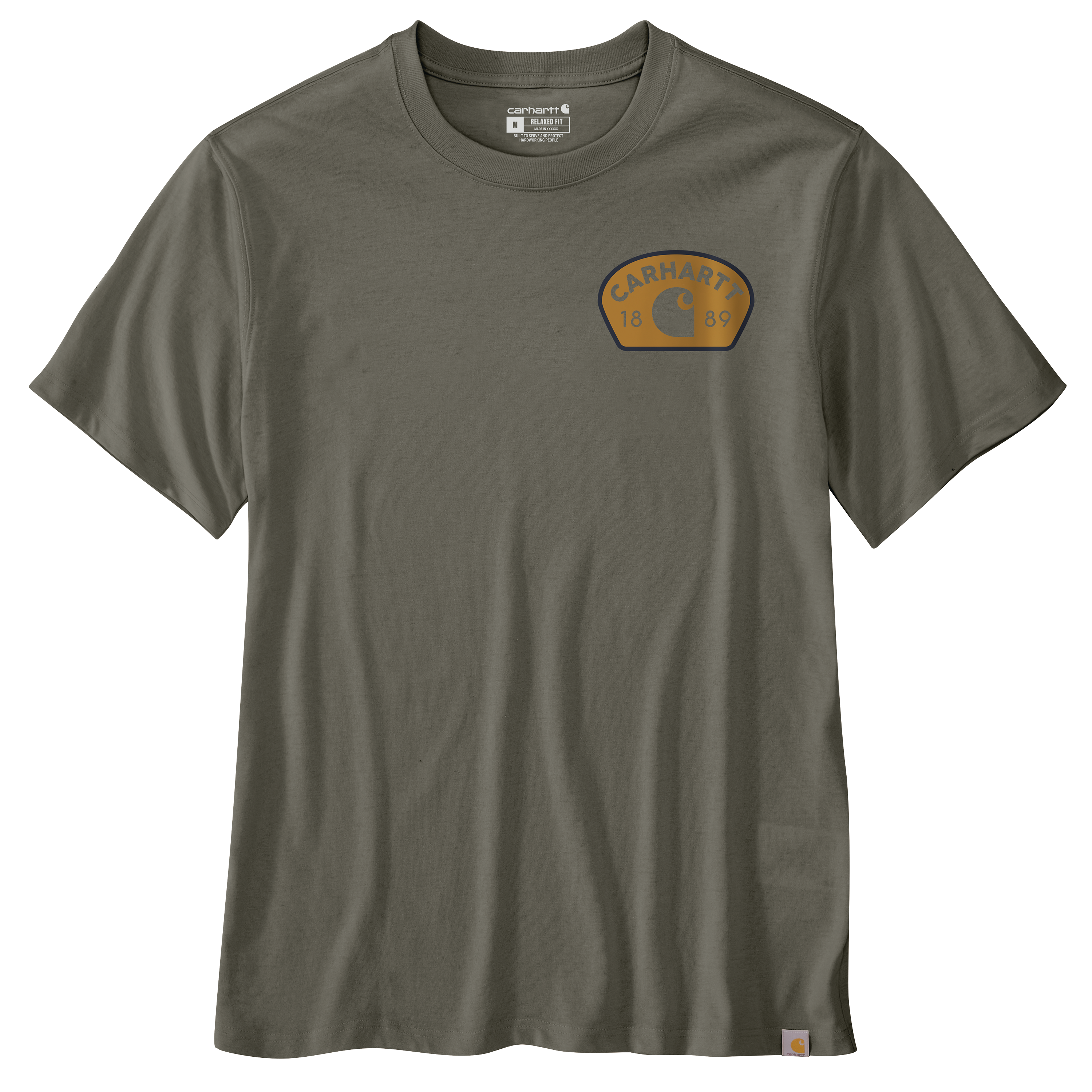 Picture of Carhartt 106769 Mens Relaxed Fit Lightweight Short-Sleeve 1889 Graphic T-Shirt