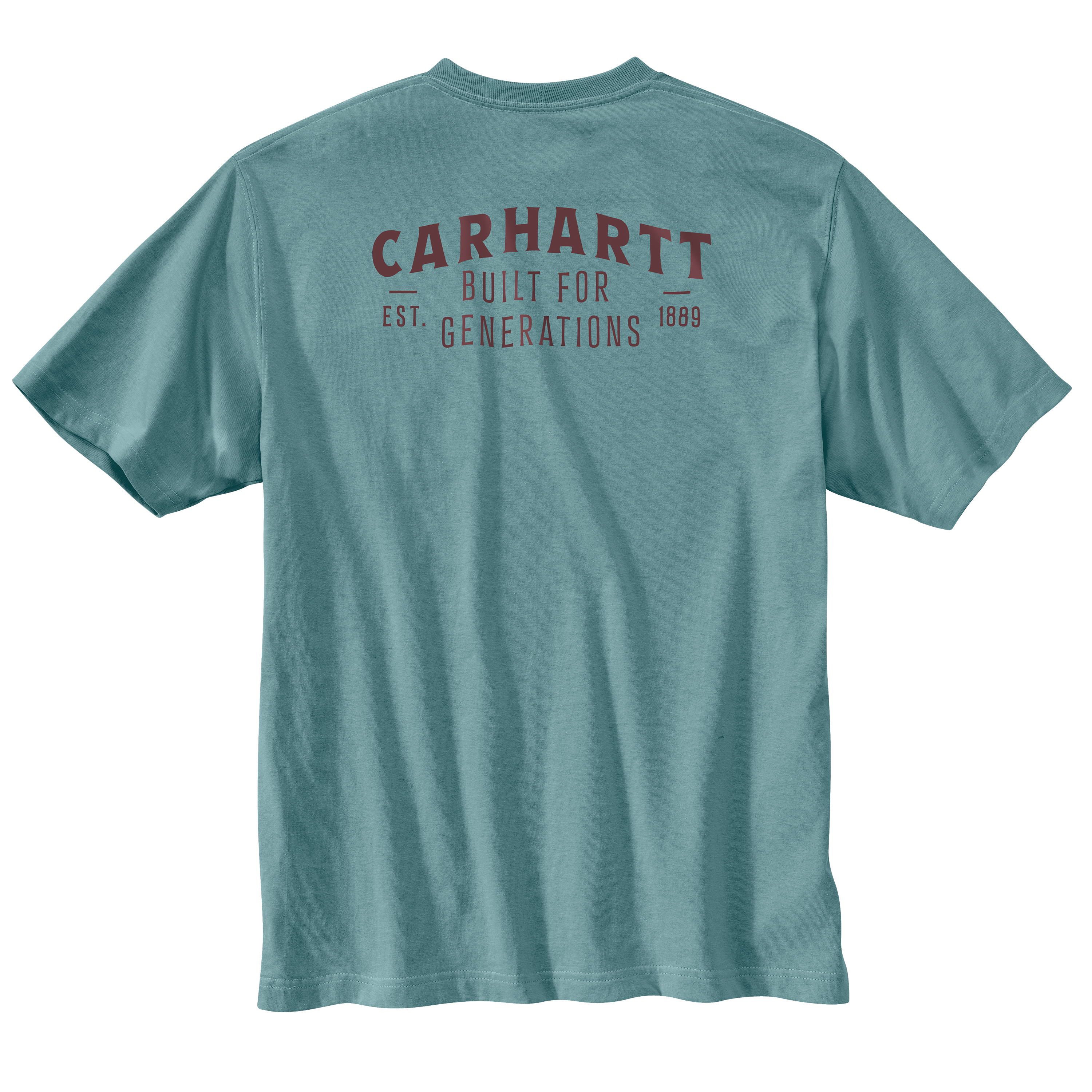 Picture of Carhartt 106771 Mens Relaxed Fit Lightweight Short-Sleeve Pocket Built Graphic T-Shirt