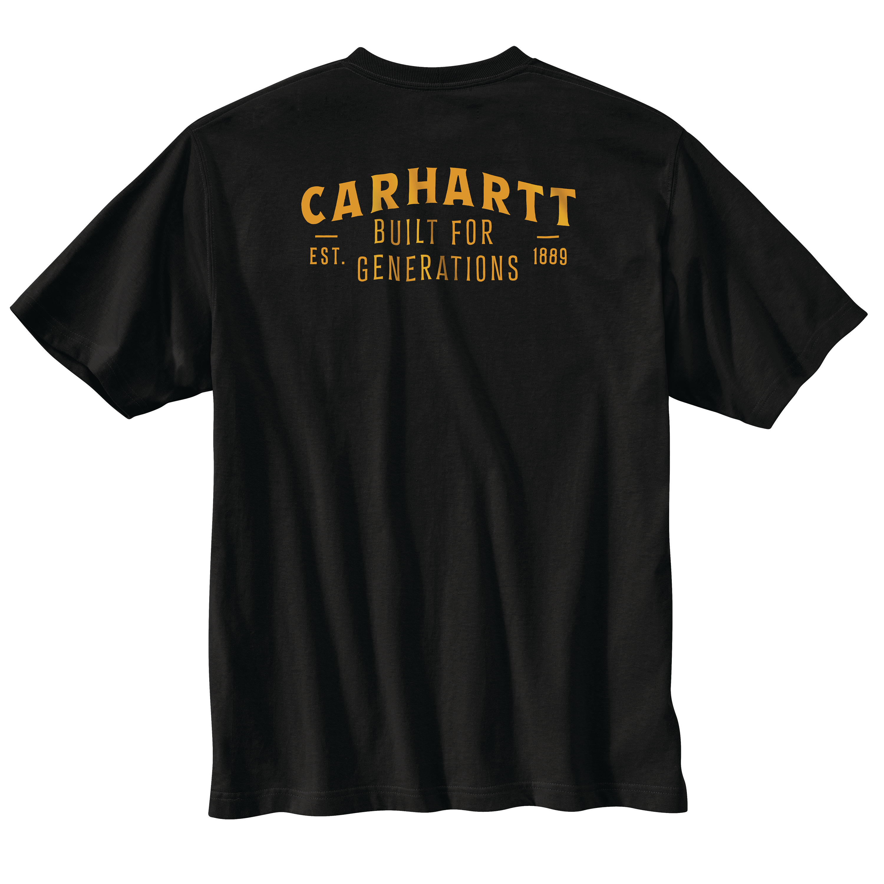 Picture of Carhartt 106771 Mens Relaxed Fit Lightweight Short-Sleeve Pocket Built Graphic T-Shirt