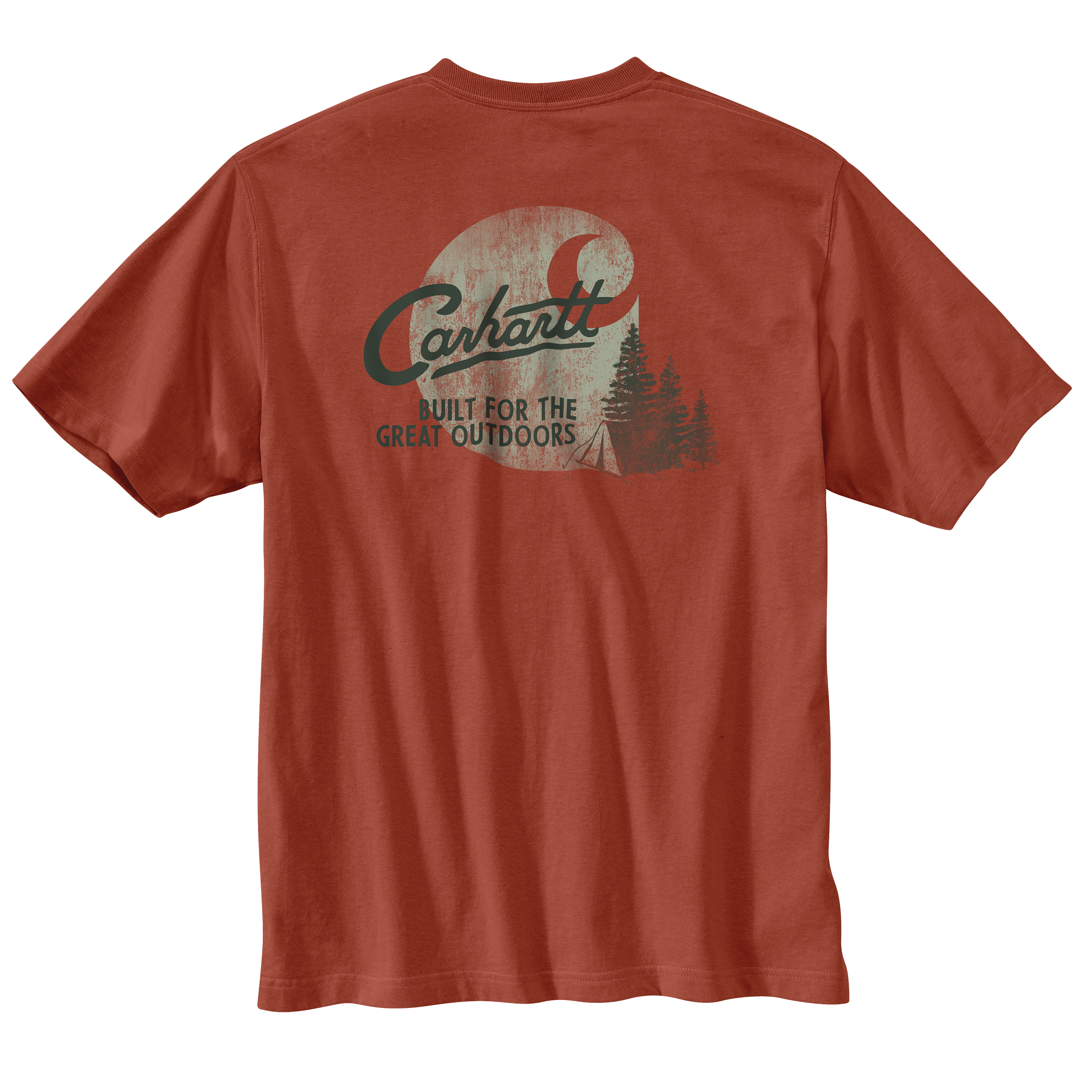 Picture of Carhartt 106777 Mens Relaxed Fit Lightweight Short-Sleeve Pocket Camp Graphic T-Shirt