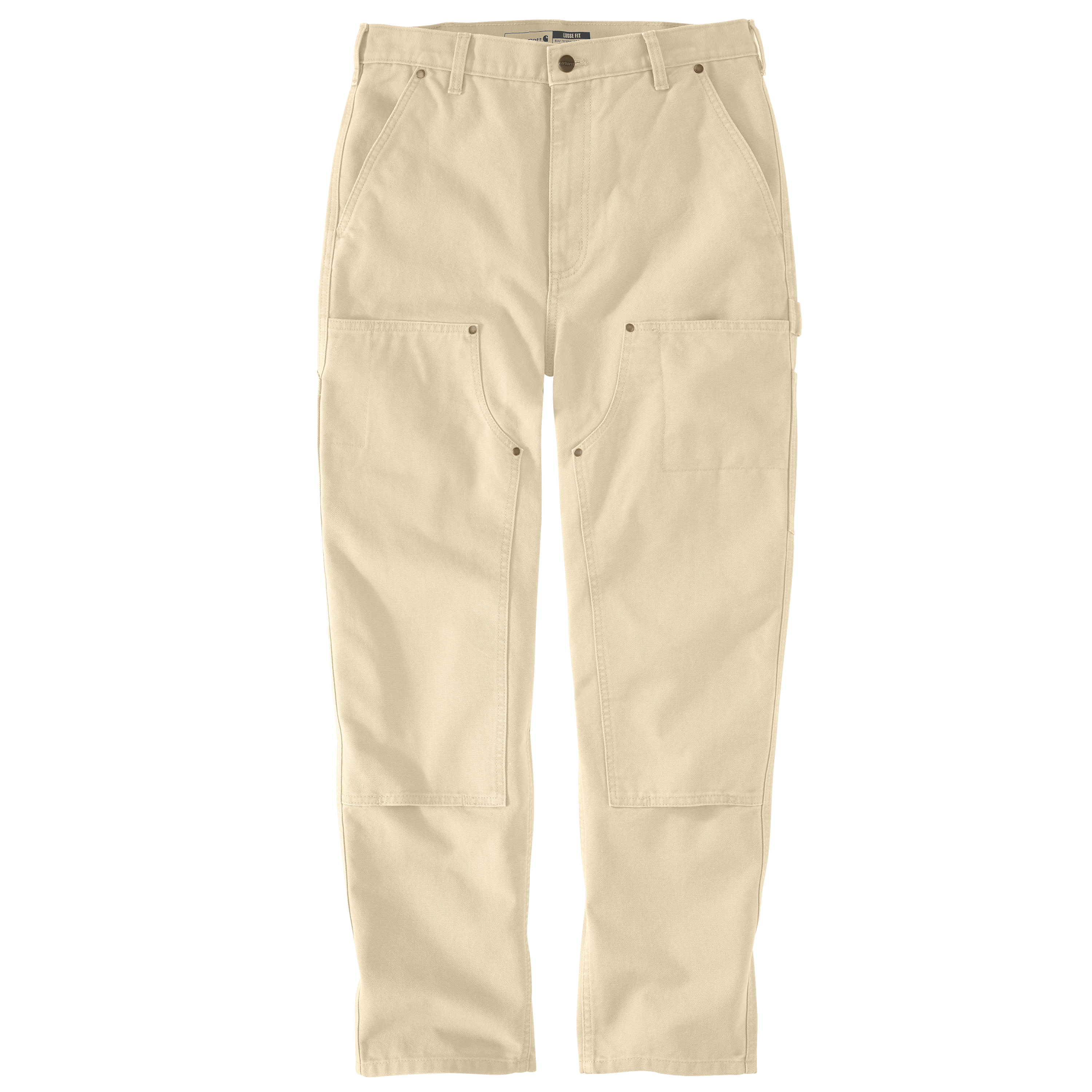 Picture of Carhartt 106811 Womens Vintage Fit Duck High Rise Double-Front Pant