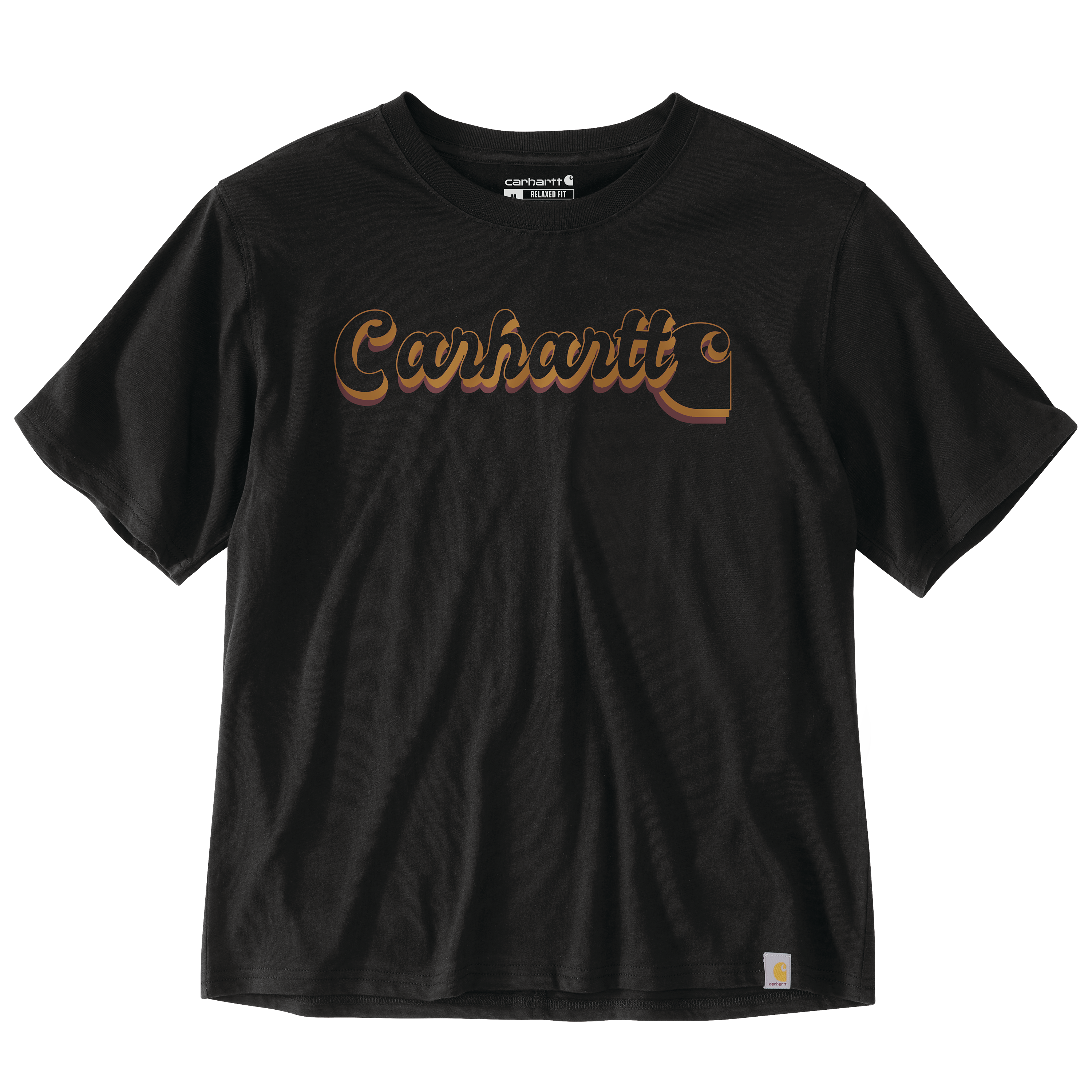 Picture of Carhartt 106833 Womens TENCEL™ Fiber Series Loose Fit Short-Sleeve Script Graphic T-Shirt