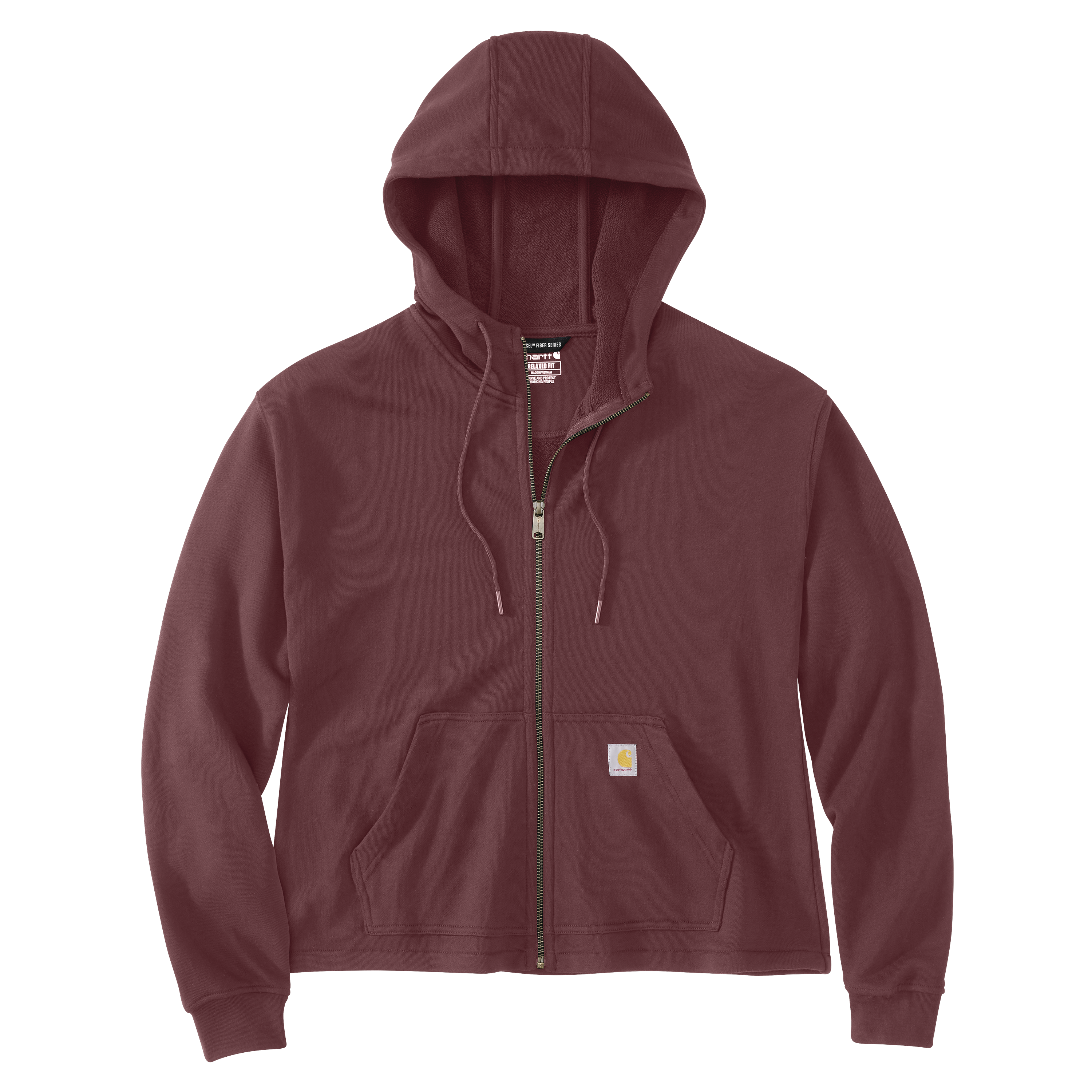 Picture of Carhartt 106837 Womens TENCEL™ Fiber Series Loose Fit Full-Zip Sweatshirt