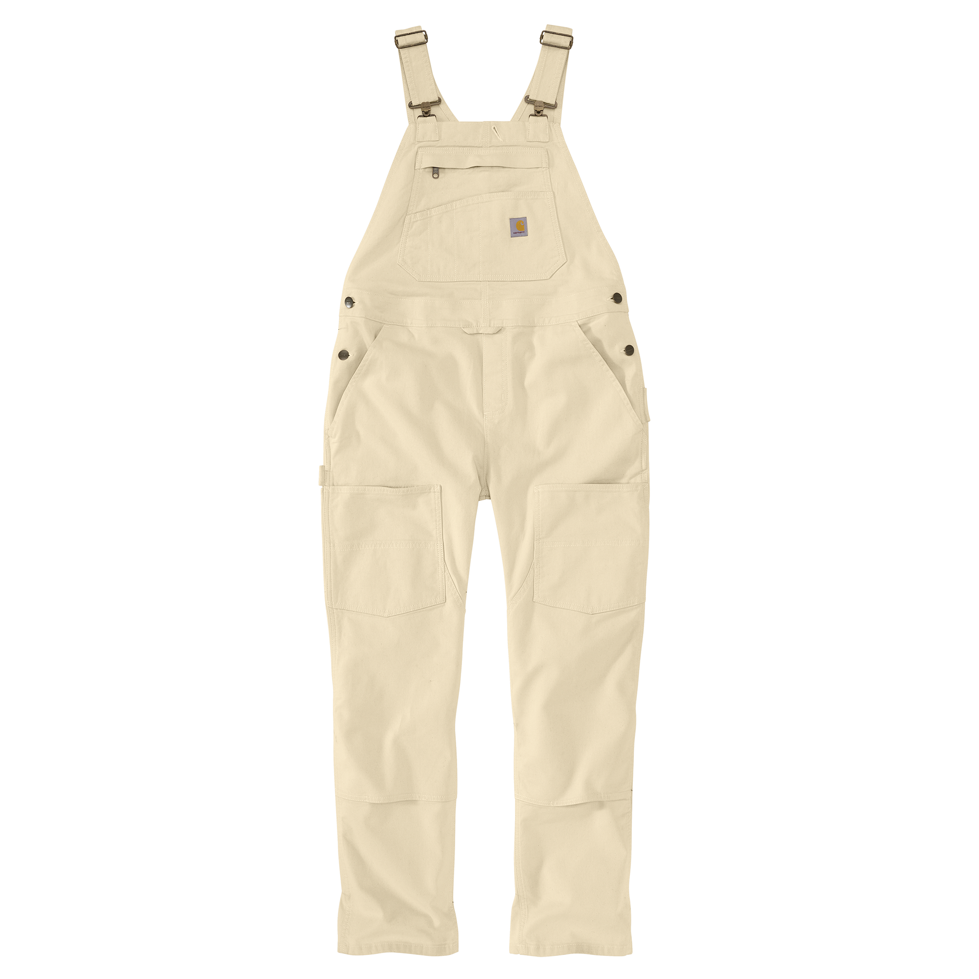 Picture of Carhartt 106842 Womens Rugged Flex™ Loose Fit Undyed Canvas Bib Overall