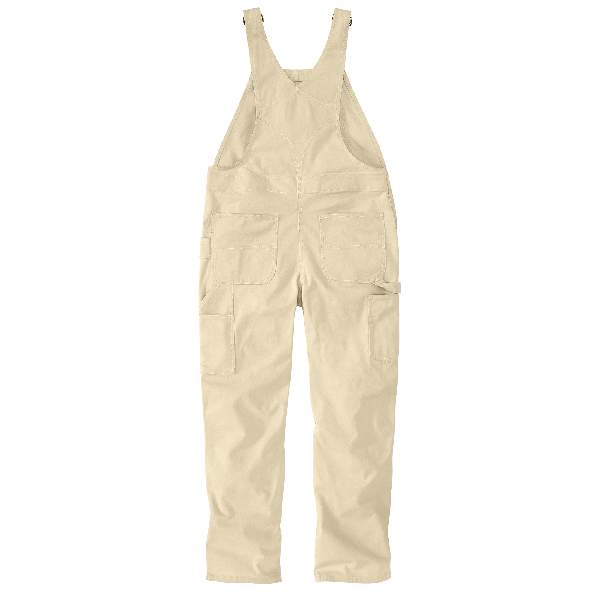 Picture of Carhartt 106842 Womens Rugged Flex™ Loose Fit Undyed Canvas Bib Overall