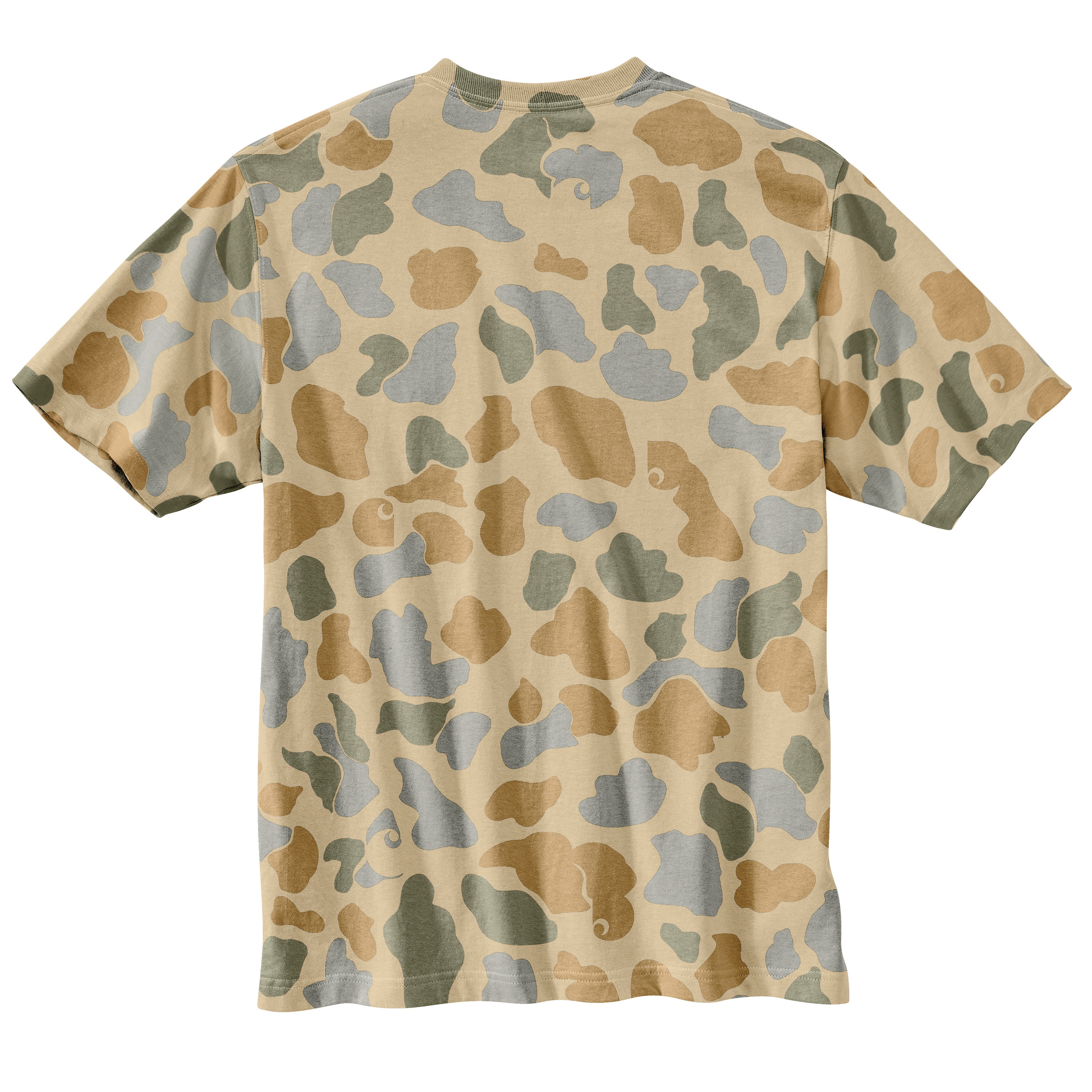 Picture of Carhartt 106894 Mens Relaxed Fit Lightweight Short-Sleeve Pocket Camo Logo Graphic T-Shirt