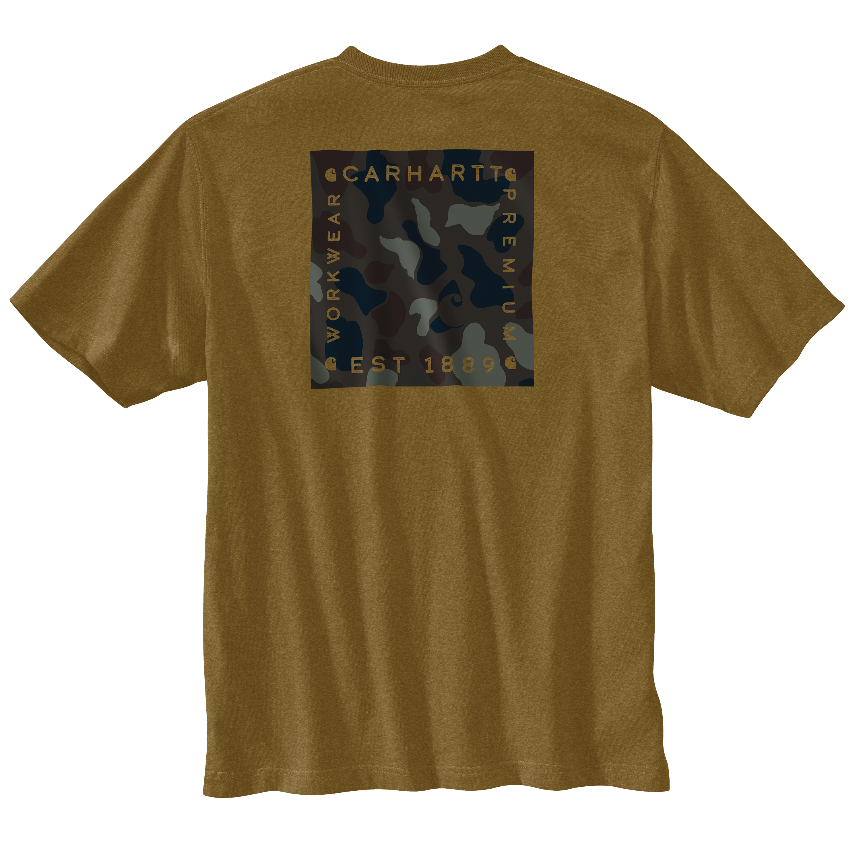Picture of Carhartt 106895 Mens Relaxed Fit Lightweight Short-Sleeve Camo Graphic T-Shirt