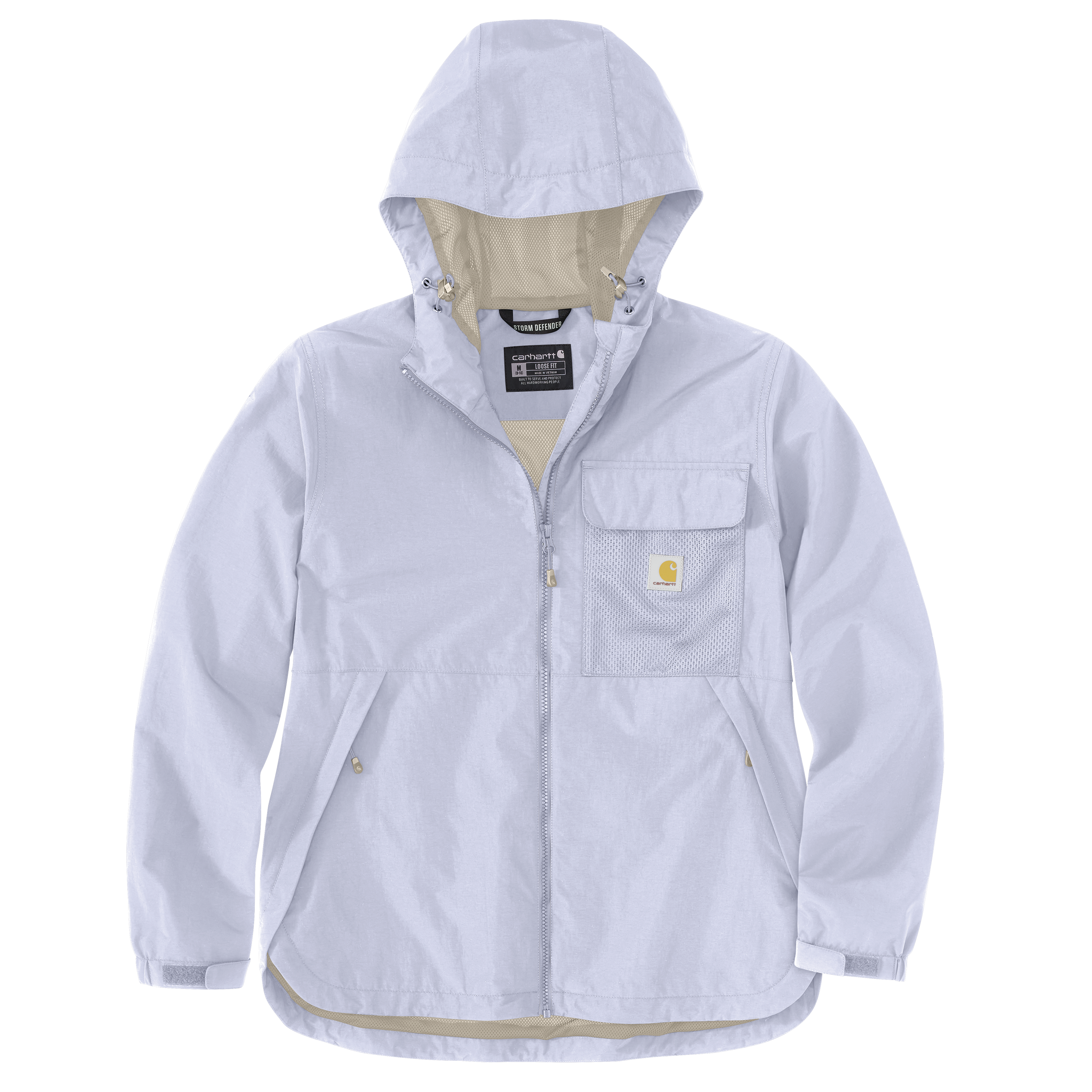 Picture of Carhartt 106904 Womens Storm Defender®  Loose Fit Lightweight Hooded Packable Jacket