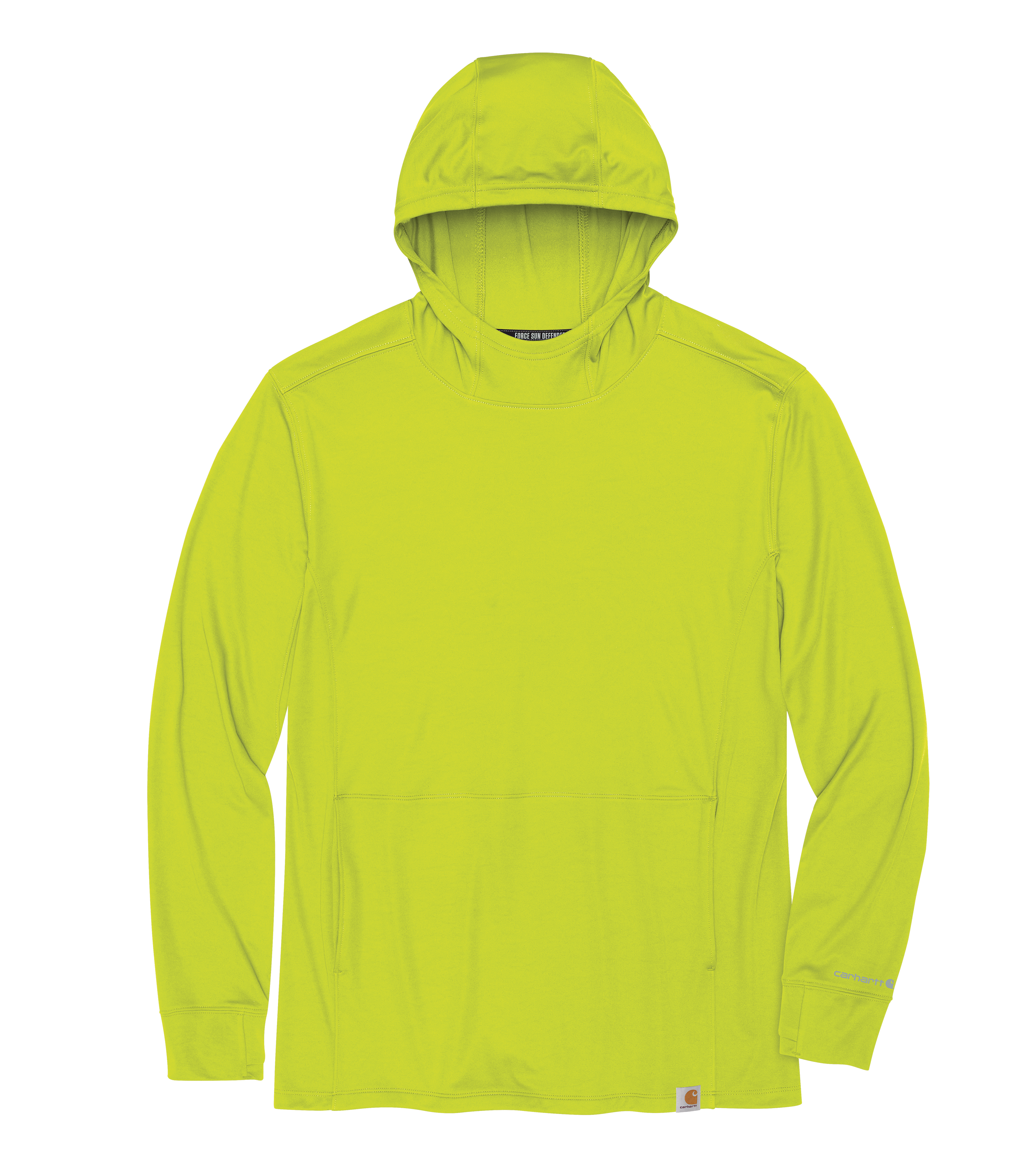 Picture of Carhartt 106923 Mens Force Sun Defender™ Lightweight Long-Sleeve Hooded T-Shirt