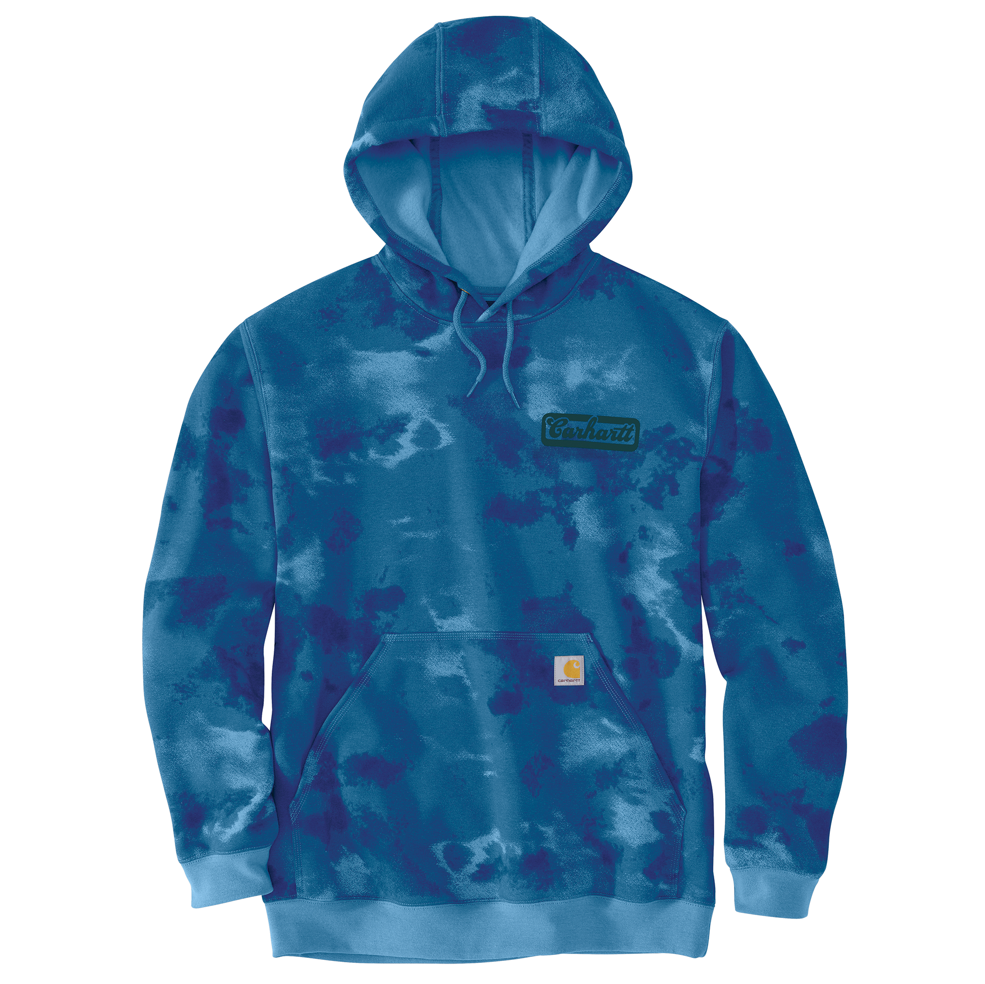 Picture of Carhartt 107206 Mens Loose Fit Midweight Watercolor Camo Graphic Sweatshirt
