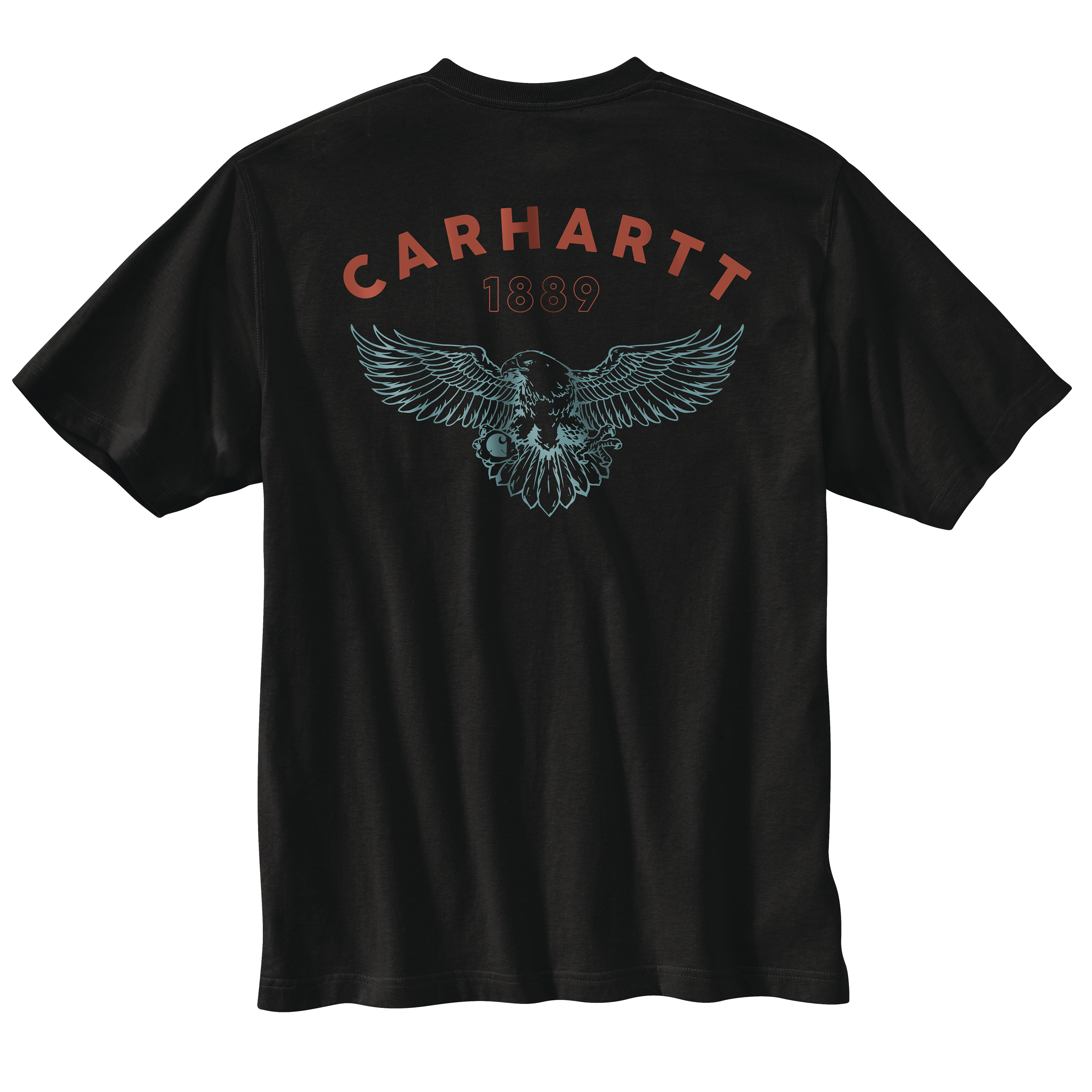 Picture of Carhartt 107211 Mens Relaxed Fit Lightweight Short-Sleeve Eagle Graphic T-Shirt