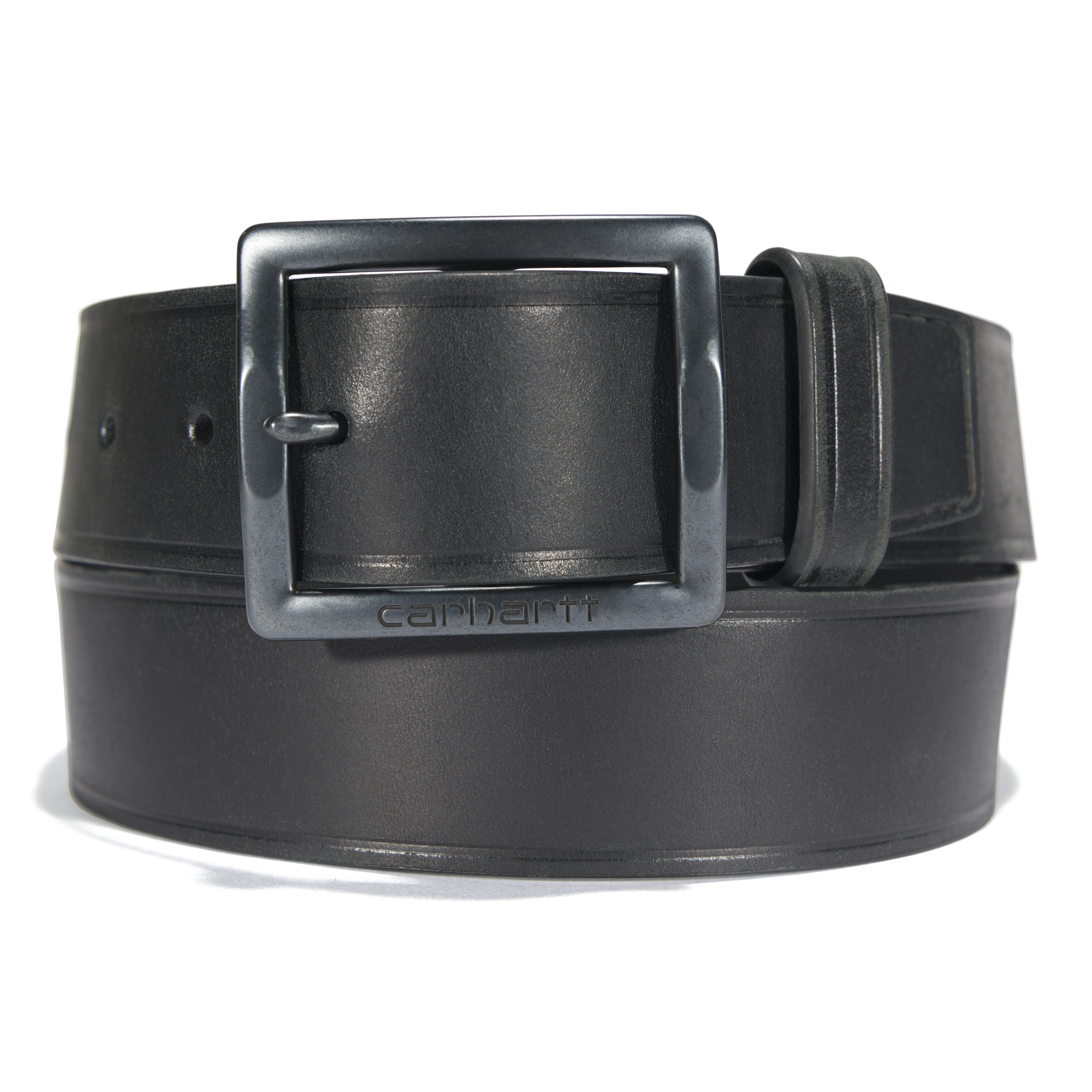 Picture of Carhartt A0005499 Mens Bridle Leather Heat Creased Belt