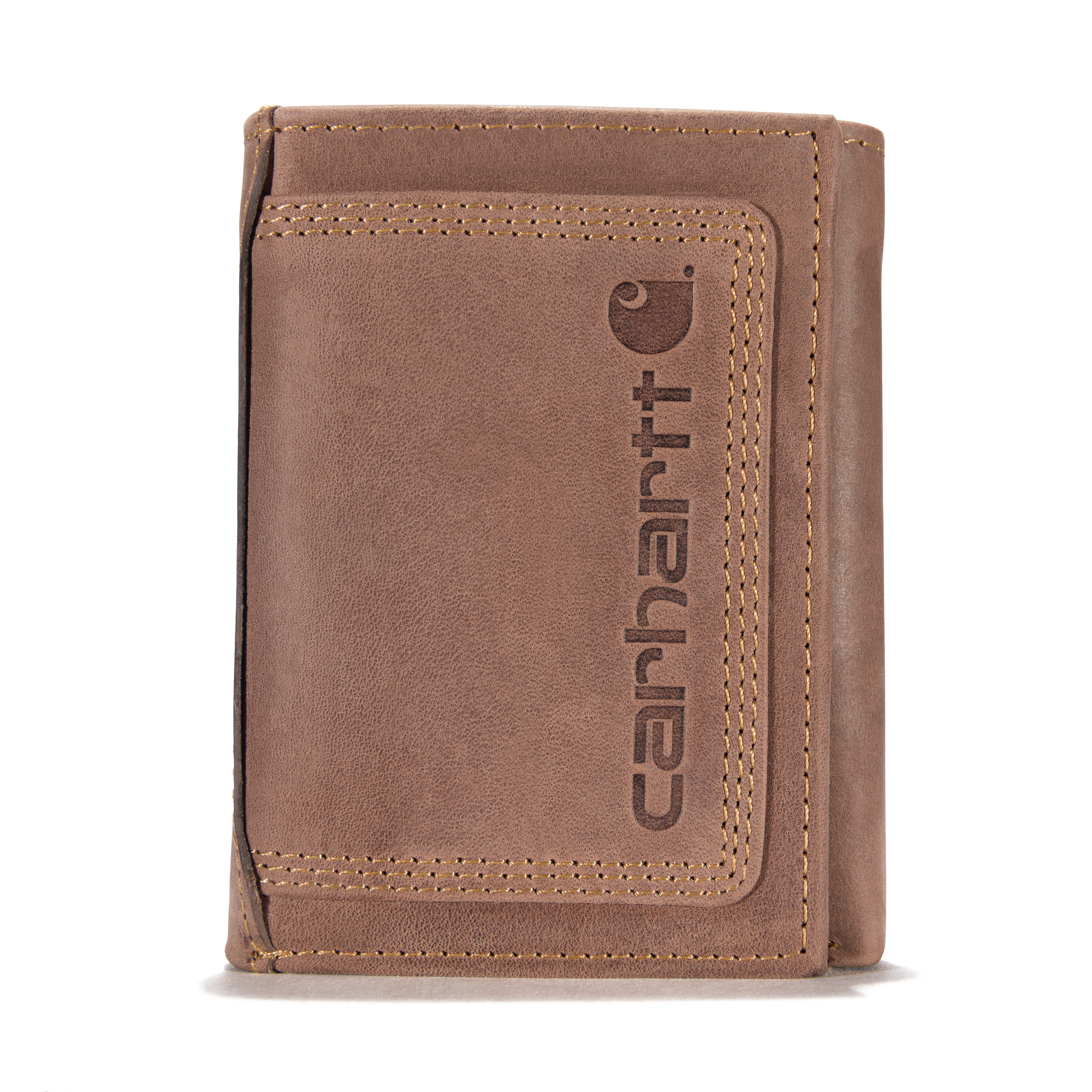 Picture of Carhartt B0000213 Mens Leather Triple-Stitched Trifold Wallet