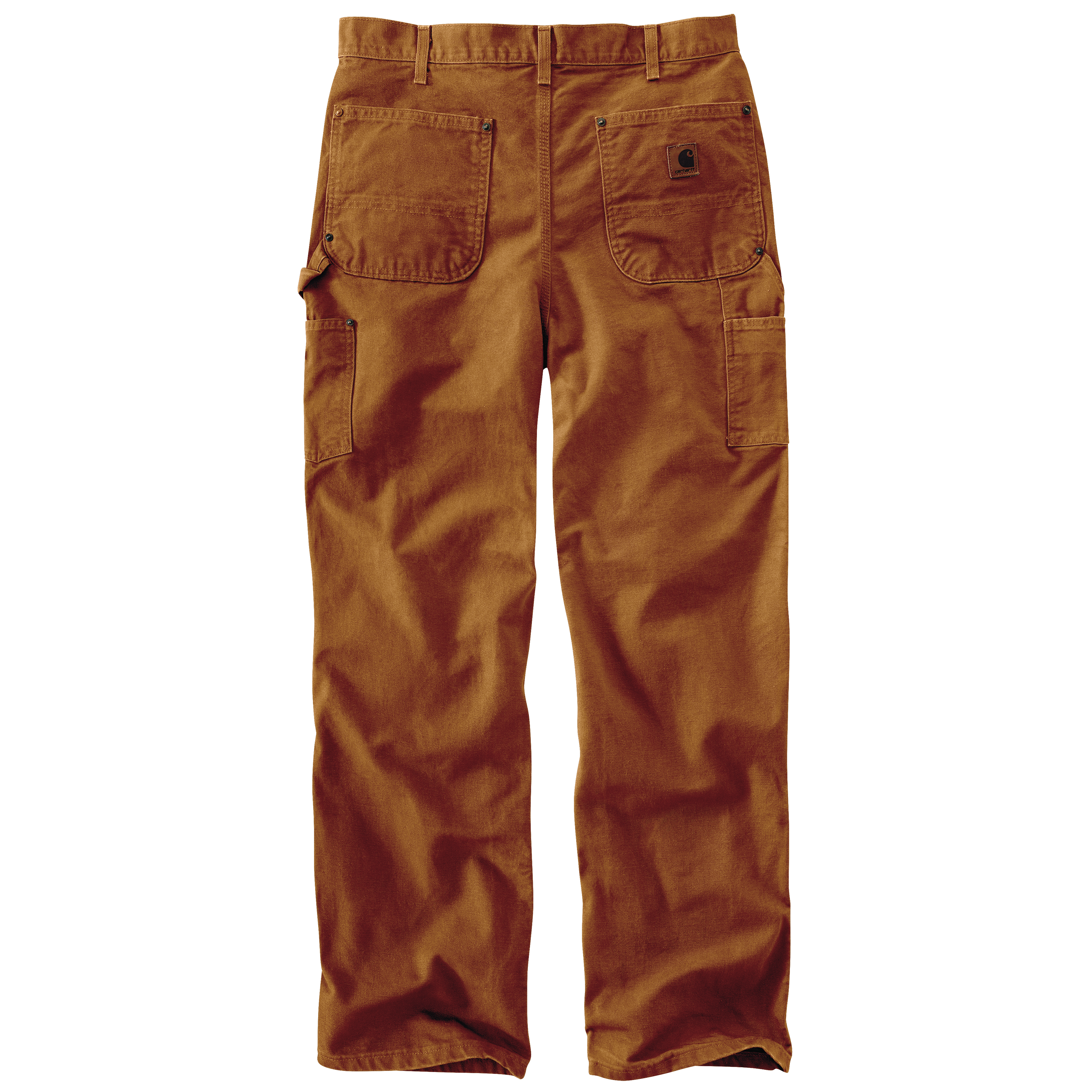 Picture of Carhartt B136 Mens Loose Fit Washed Duck Double-Front Utility Work Pant