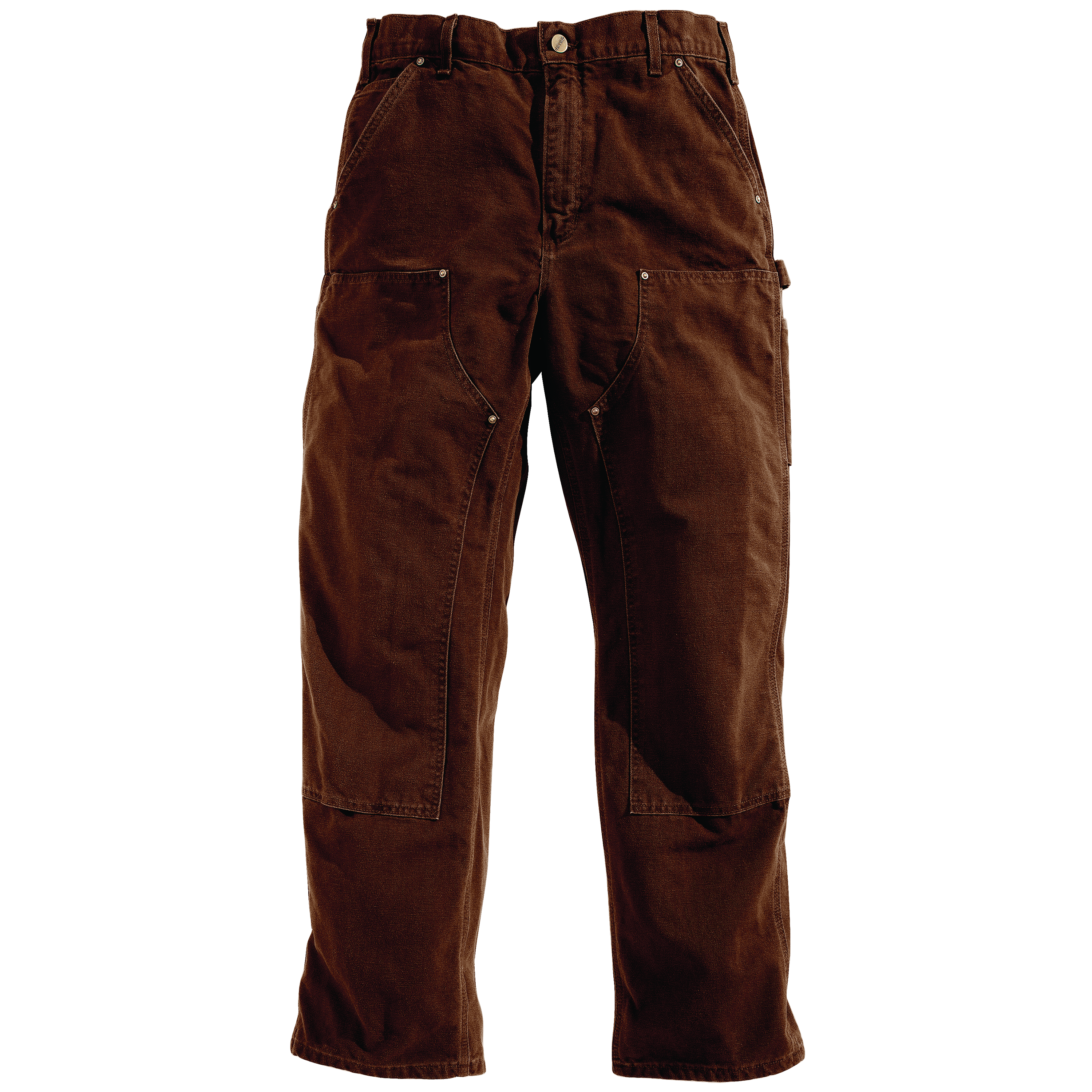 Picture of Carhartt B136 Mens Loose Fit Washed Duck Double-Front Utility Work Pant