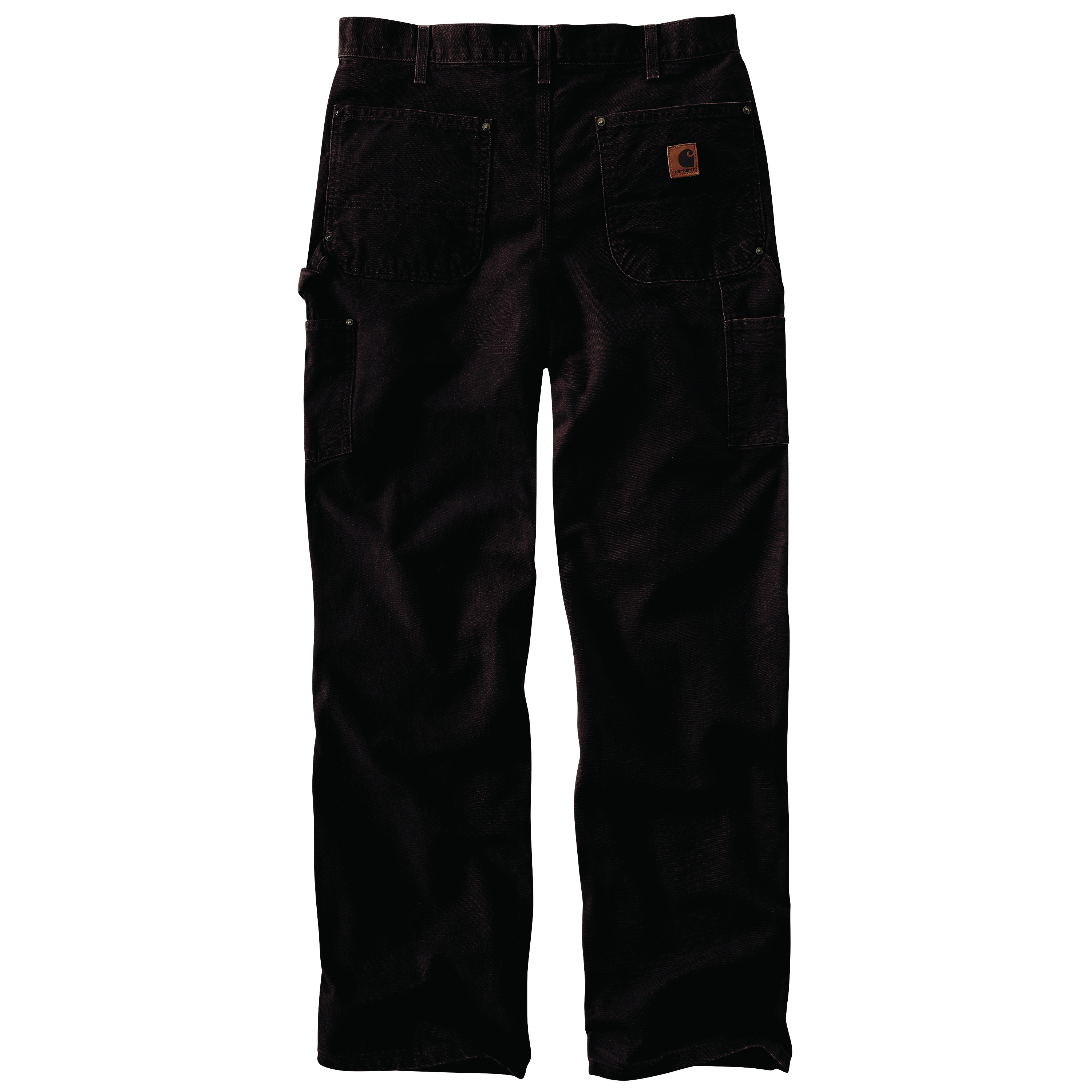 Picture of Carhartt B136 Mens Loose Fit Washed Duck Double-Front Utility Work Pant