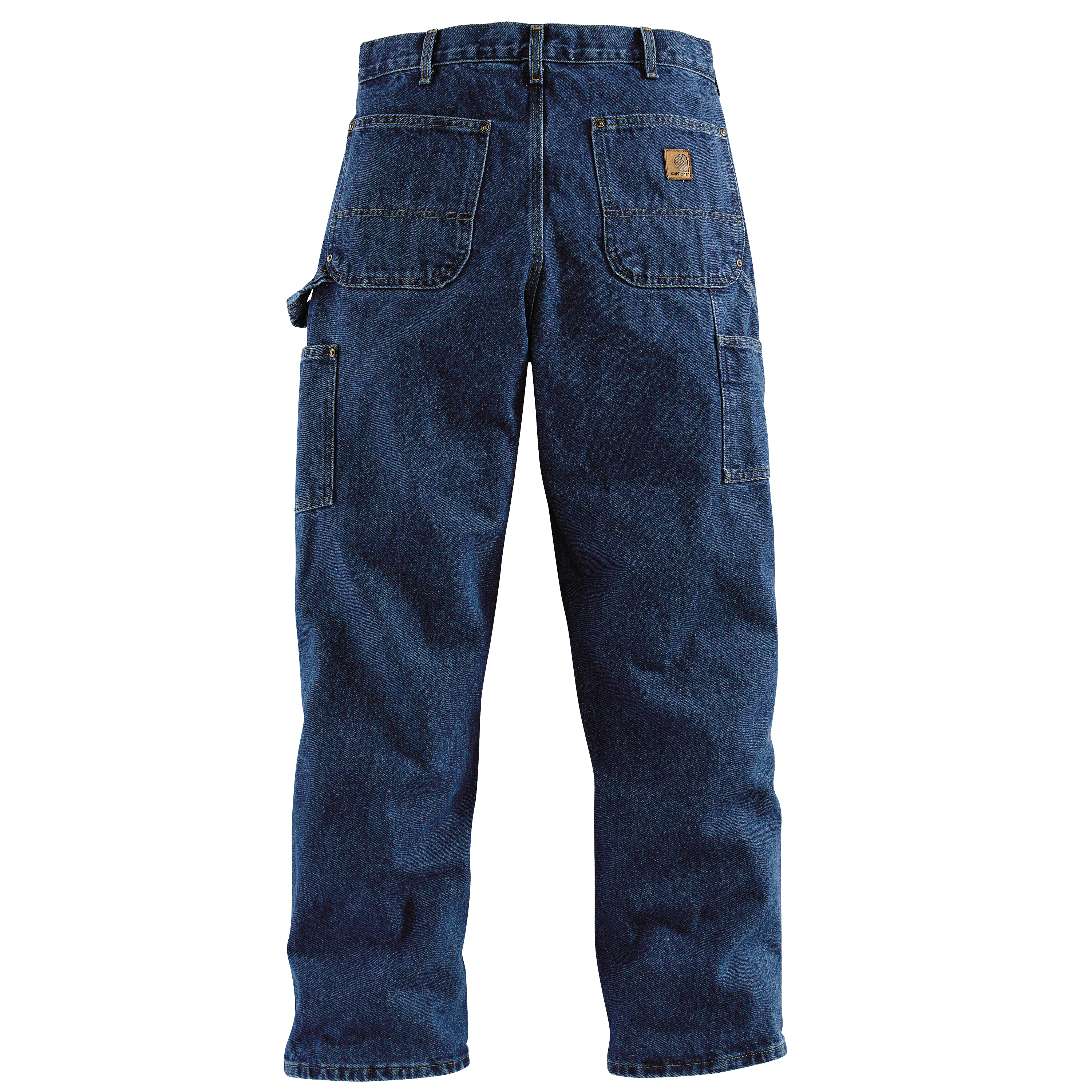 Picture of Carhartt B73 Mens Loose Fit Heavyweight Denim Double-Front Utility Logger Jean