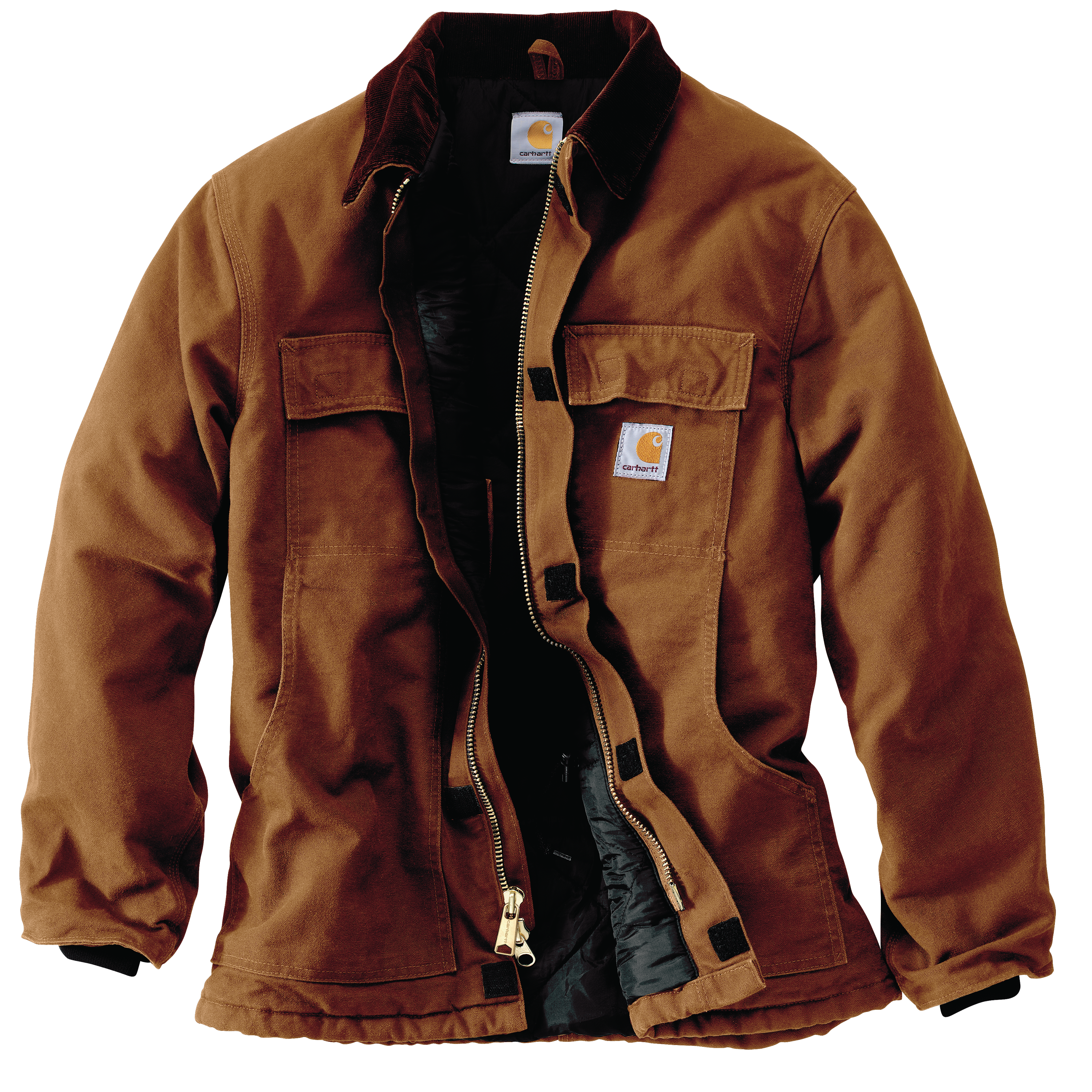 Picture of Carhartt C003 Mens Loose Fit Firm Duck Insulated Traditional Coat
