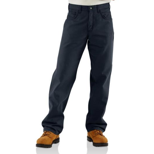 Picture of Carhartt FRB159 Mens Flame Resistant Loose Fit Canvas 5-Pocket Utility Work Pant