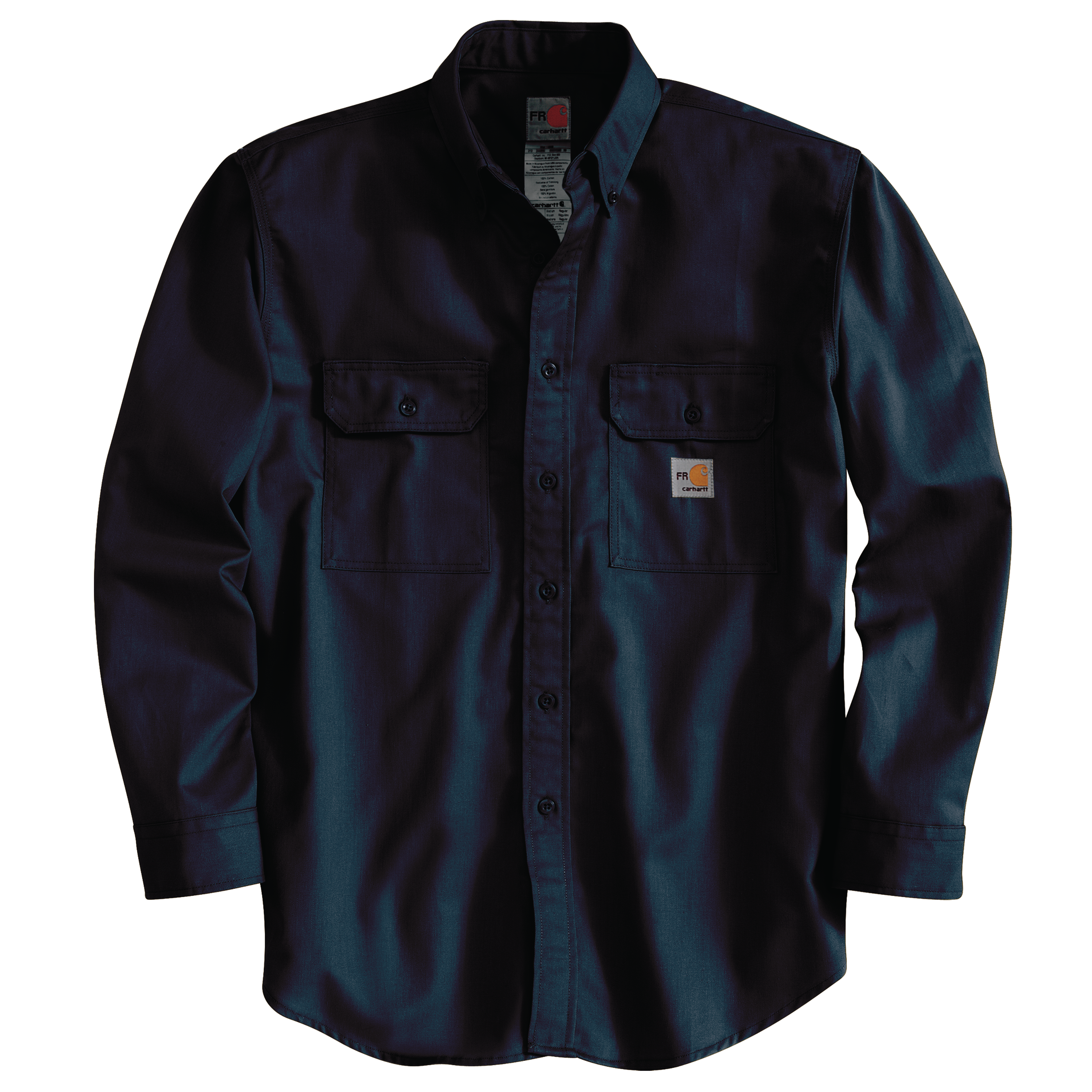Picture of Carhartt FRS160 Mens Flame Resistant Loose Fit Midweight Twill Long-Sleeve Shirt