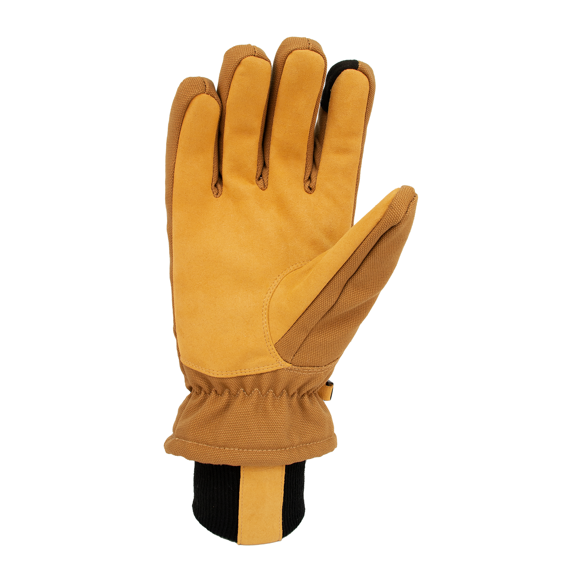 Picture of Carhartt GL0781M Mens Insulated Duck / Synthetic Leather Knit Cuff Glove