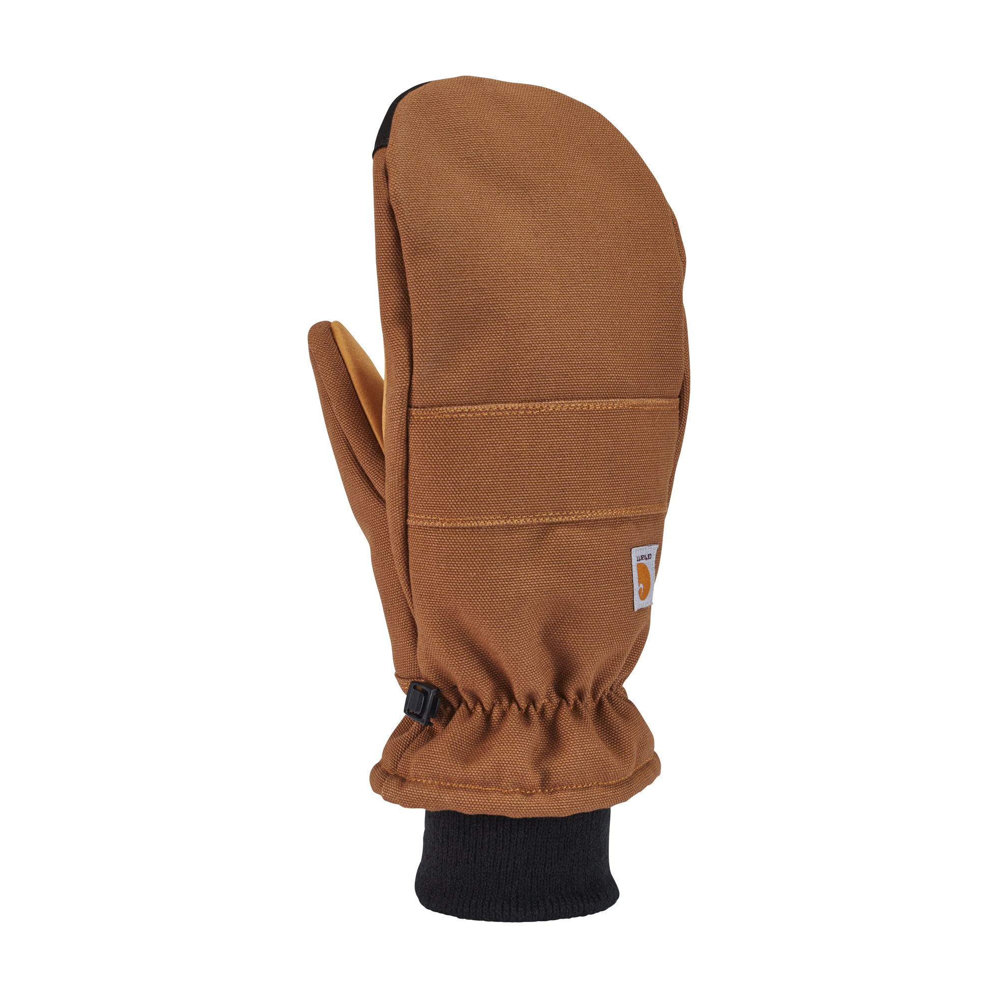 Picture of Carhartt GL0800-M Mens Insulated Duck Synthetic Leather Knit Cuff Mitt