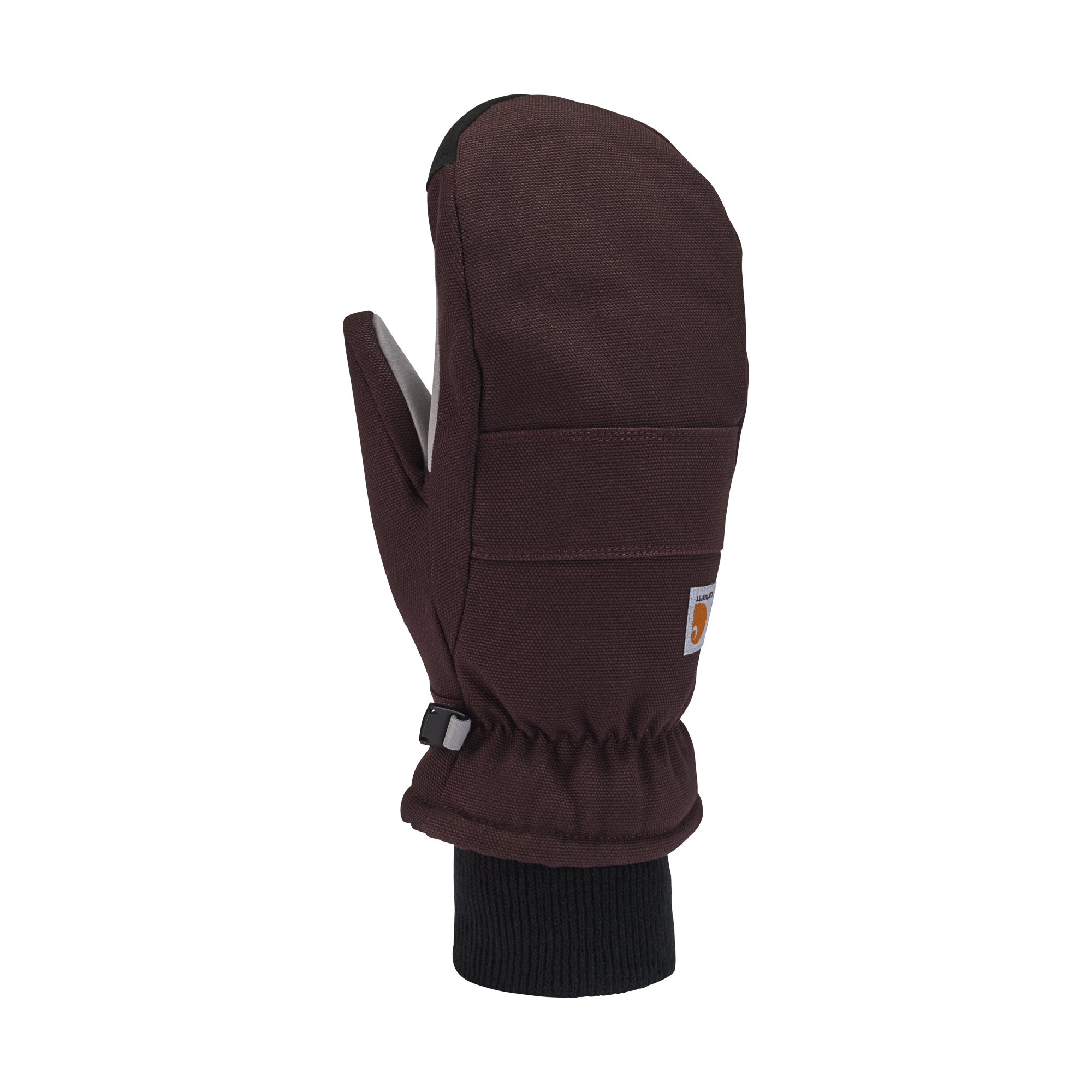 Picture of Carhartt GL0800W Mens Insulated Duck Synthetic Leather Knit Cuff Mitt