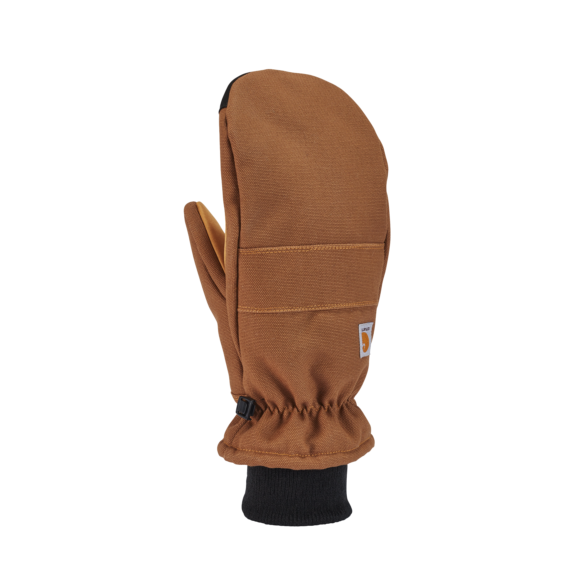 Picture of Carhartt GL0800W Mens Insulated Duck Synthetic Leather Knit Cuff Mitt