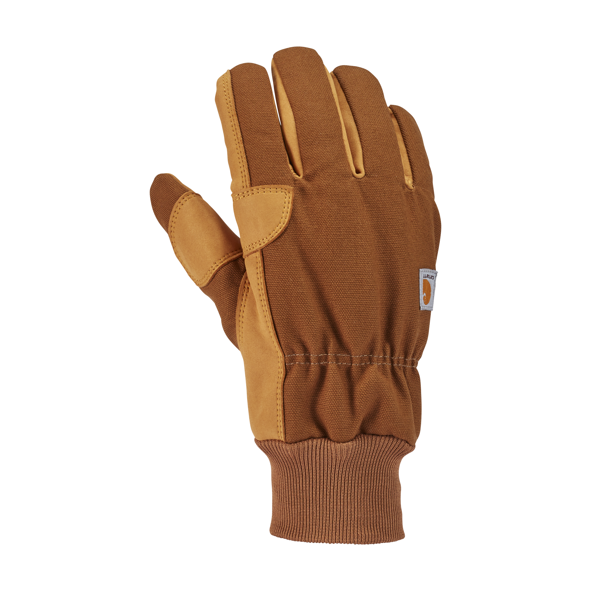 Picture of Carhartt GL0801M Mens Insulated Duck Synthetic Leather Knit Cuff Glove