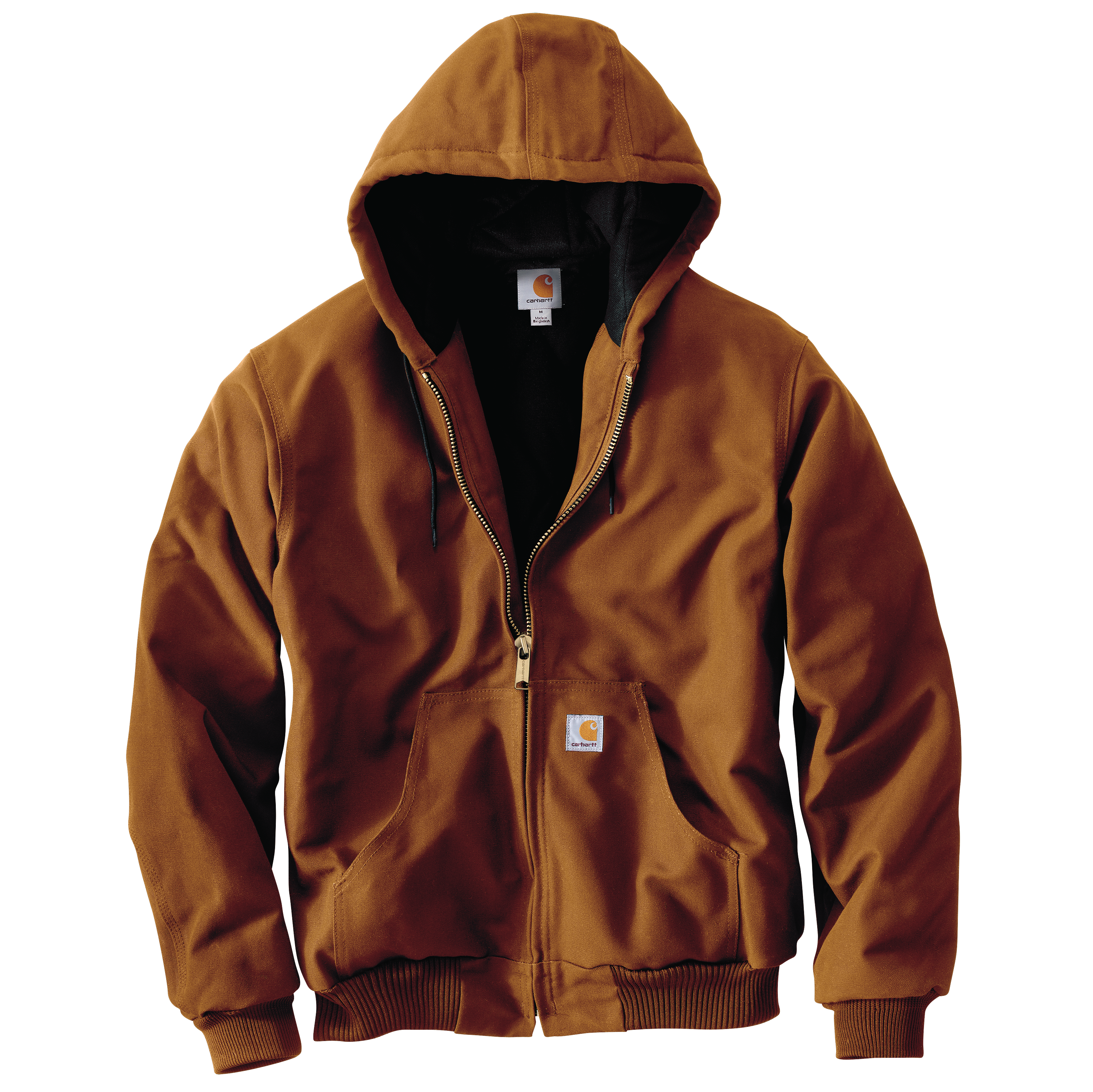 Picture of Carhartt J140 Mens Loose Fit Firm Duck Insulated Flannel-Lined Active Jac