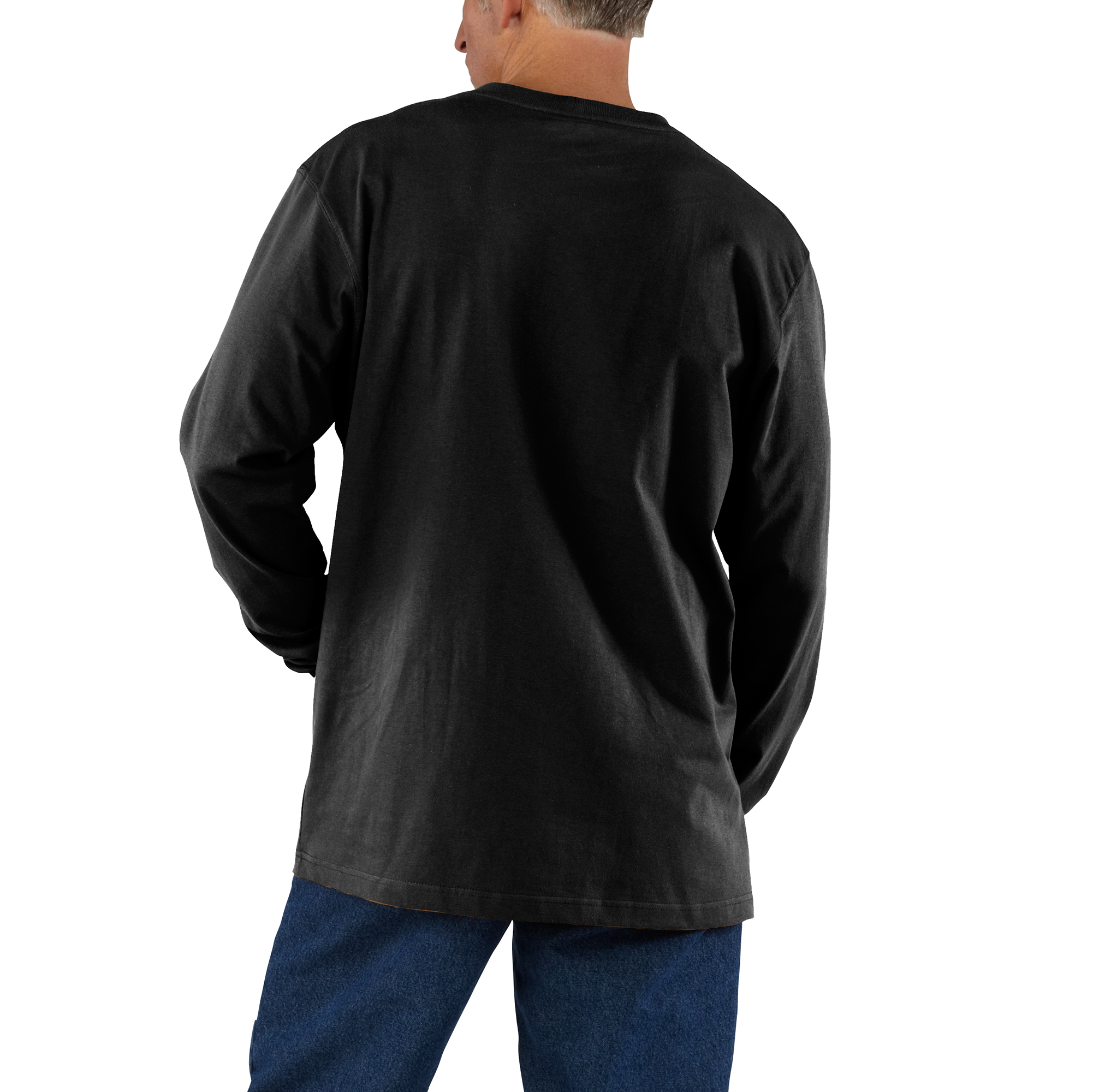Picture of Carhartt K126 Mens Loose Fit Heavyweight Long-Sleeve Pocket T-Shirt
