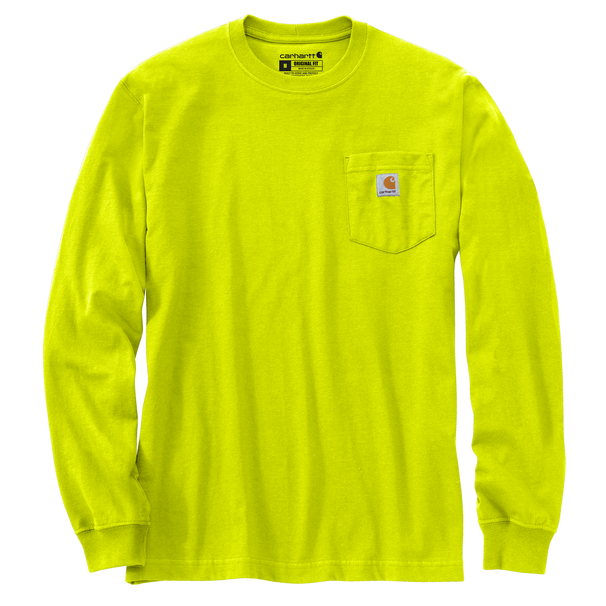 Picture of Carhartt K126 Mens Loose Fit Heavyweight Long-Sleeve Pocket T-Shirt