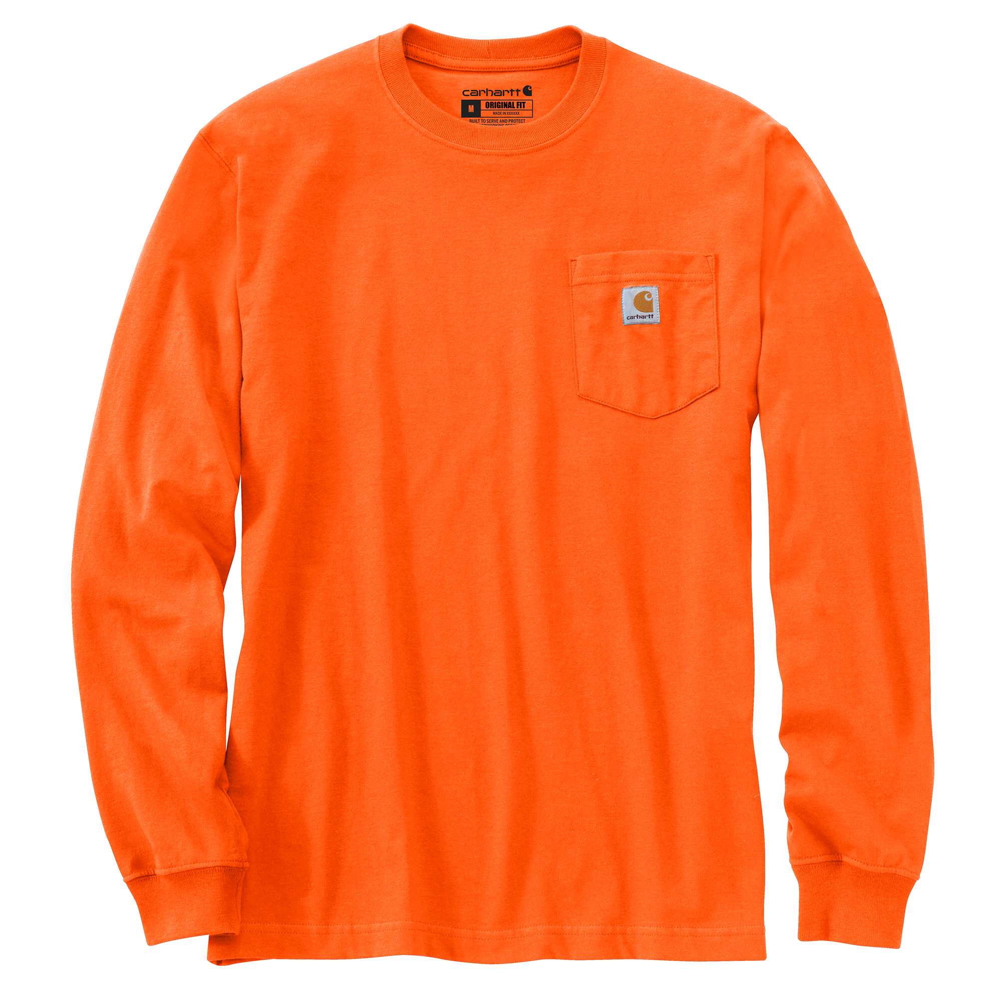 Picture of Carhartt K126 Mens Loose Fit Heavyweight Long-Sleeve Pocket T-Shirt