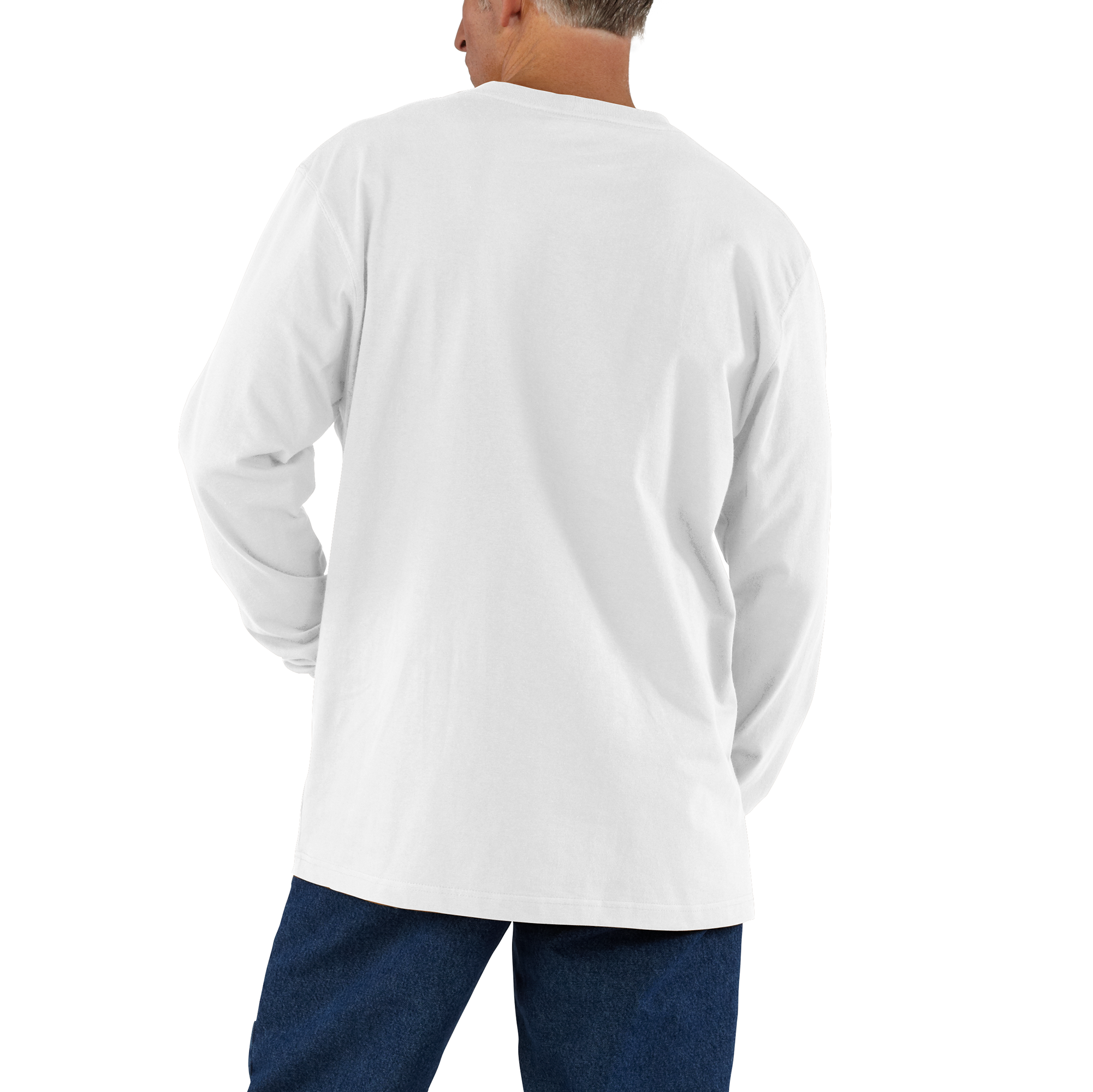 Picture of Carhartt K126 Mens Loose Fit Heavyweight Long-Sleeve Pocket T-Shirt