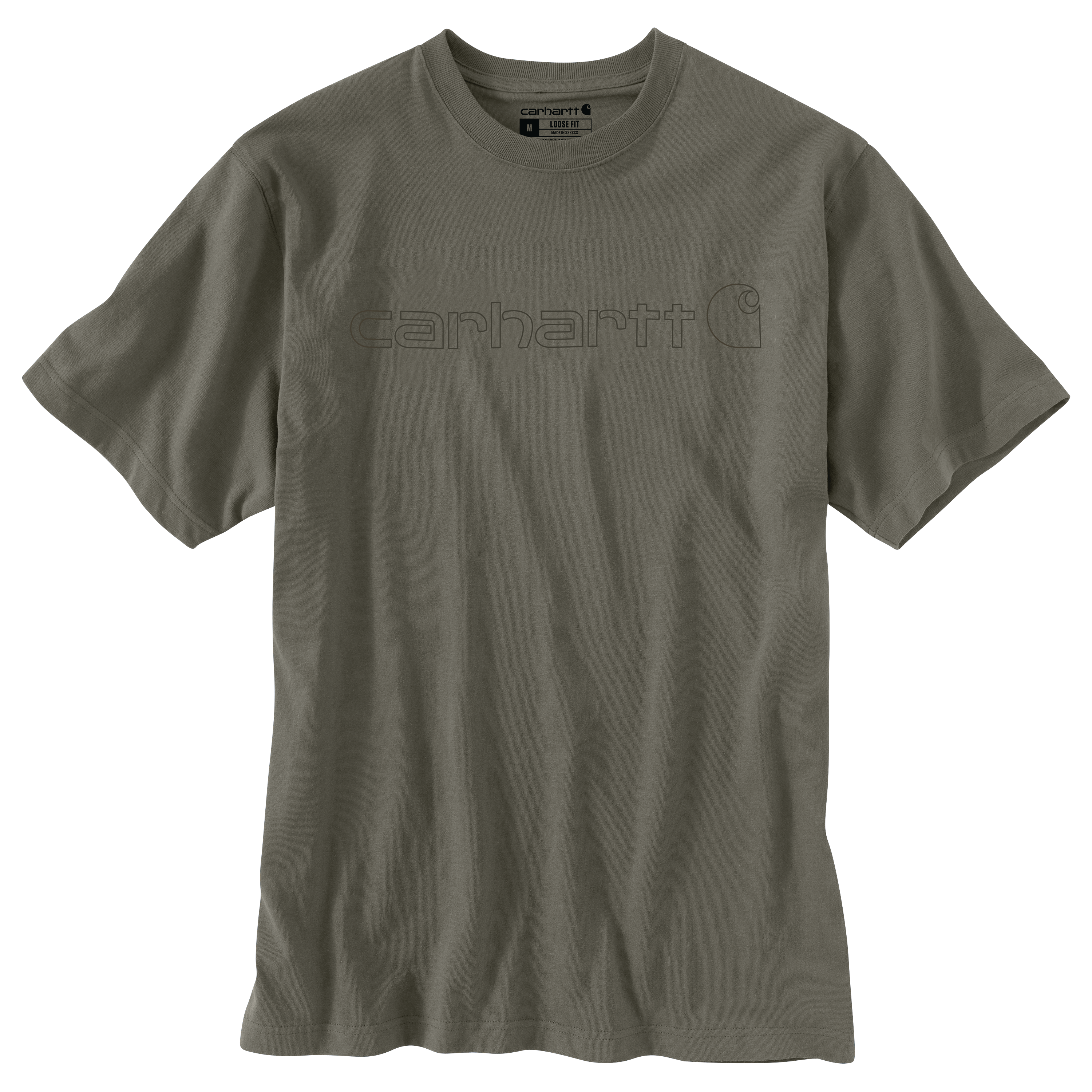 Picture of Carhartt K195 Mens Loose Fit Heavyweight Short-Sleeve Logo Graphic T-Shirt