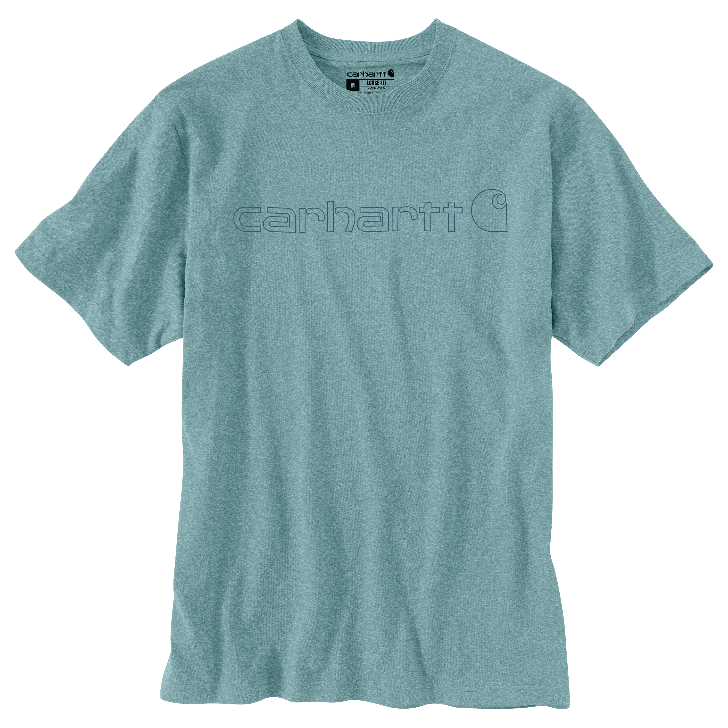 Picture of Carhartt K195 Mens Loose Fit Heavyweight Short-Sleeve Logo Graphic T-Shirt