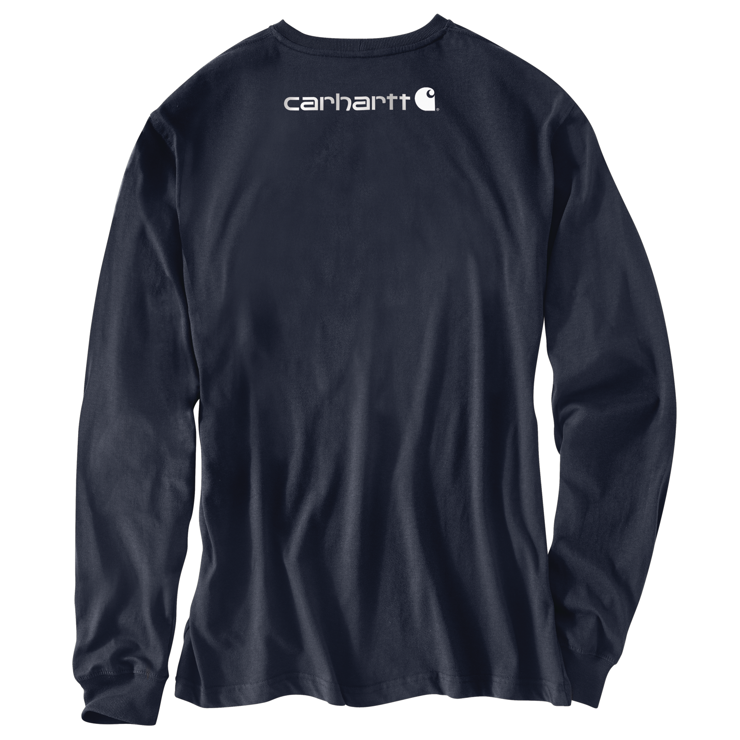 Picture of Carhartt K231 Mens Loose Fit Heavyweight Long-Sleeve Logo Sleeve Graphic T-Shirt