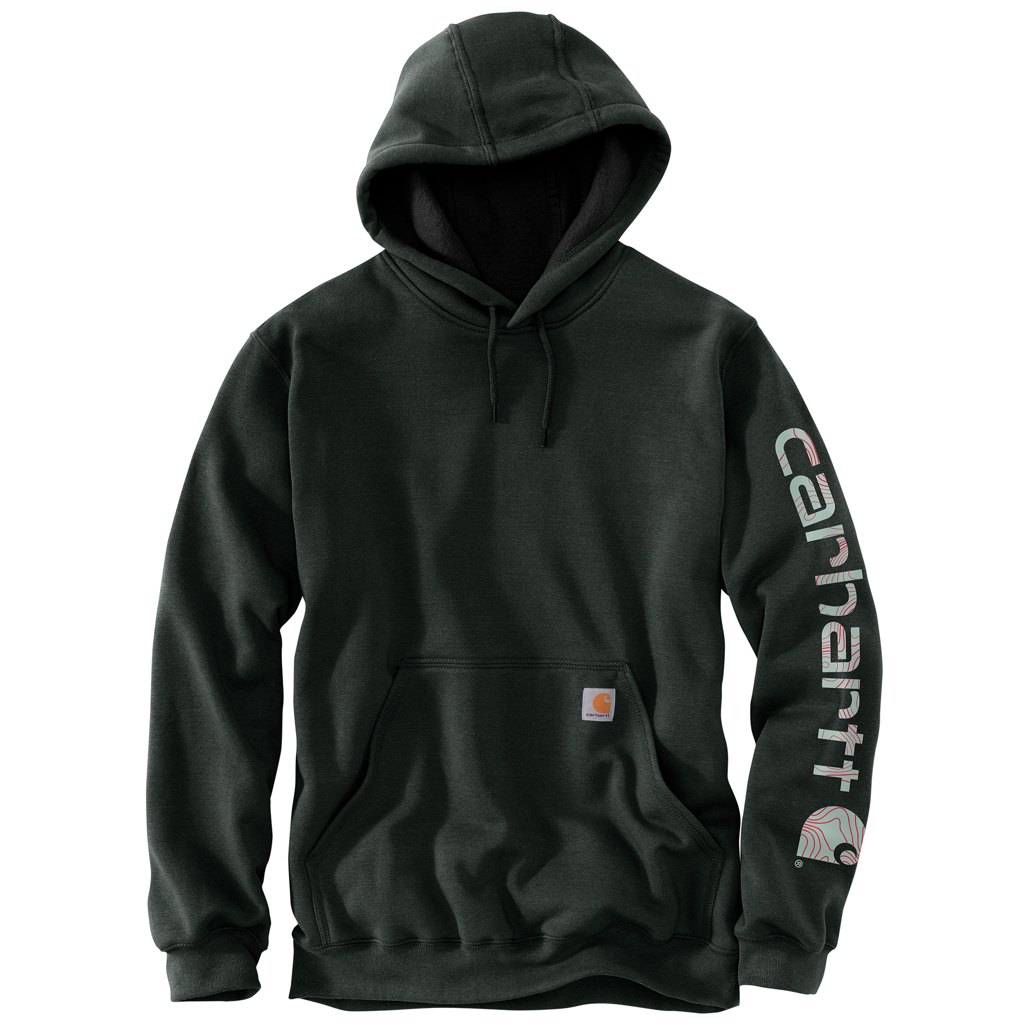 Picture of Carhartt K288 Mens Loose Fit Midweight Logo Sleeve Graphic Sweatshirt