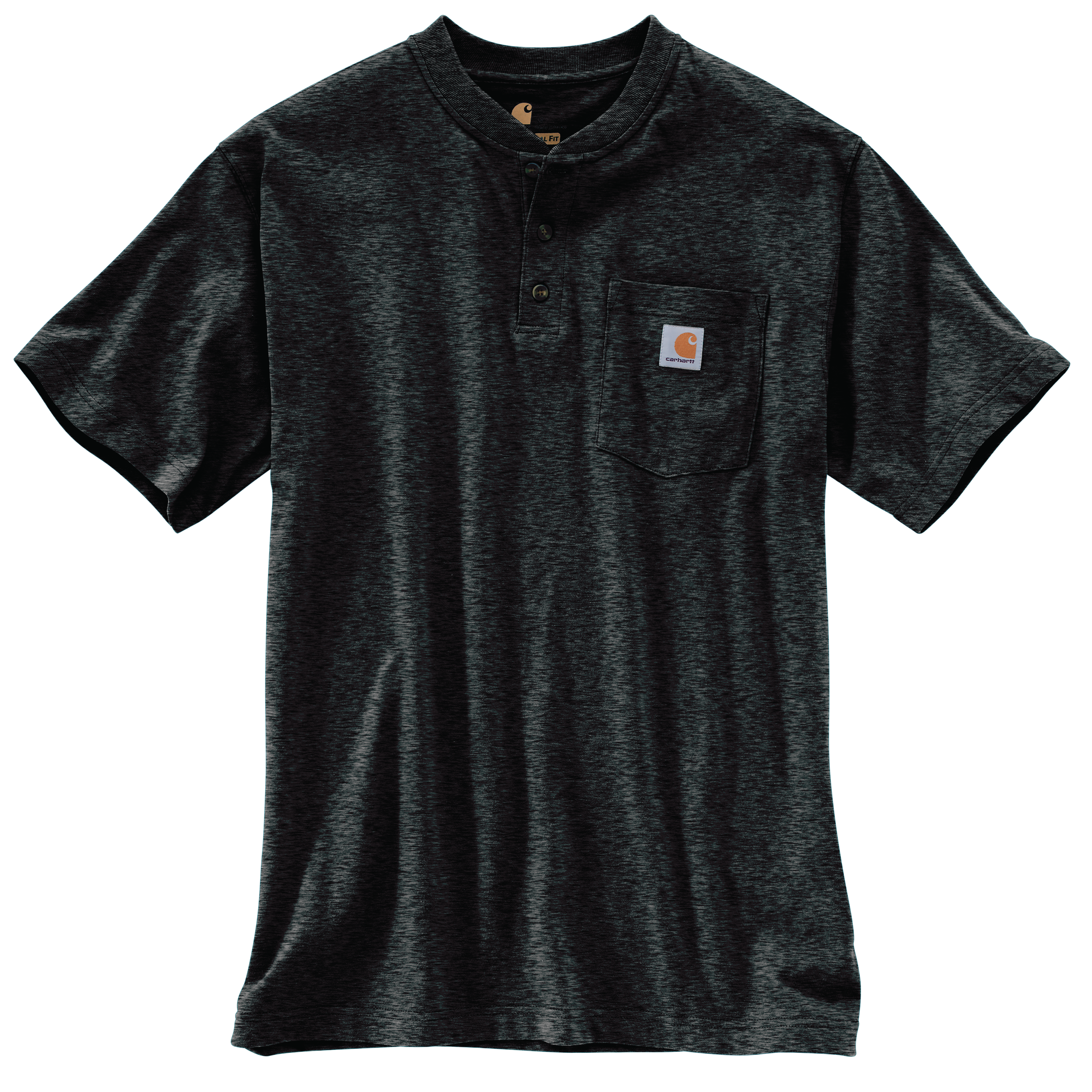 Picture of Carhartt K84 Mens Loose Fit Heavyweight Short-Sleeve Pocket Henley T-Shirt