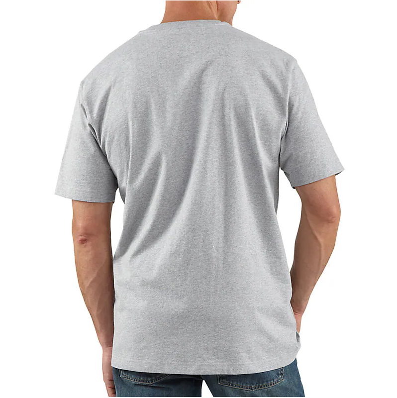 Picture of Carhartt K84 Mens Loose Fit Heavyweight Short-Sleeve Pocket Henley T-Shirt