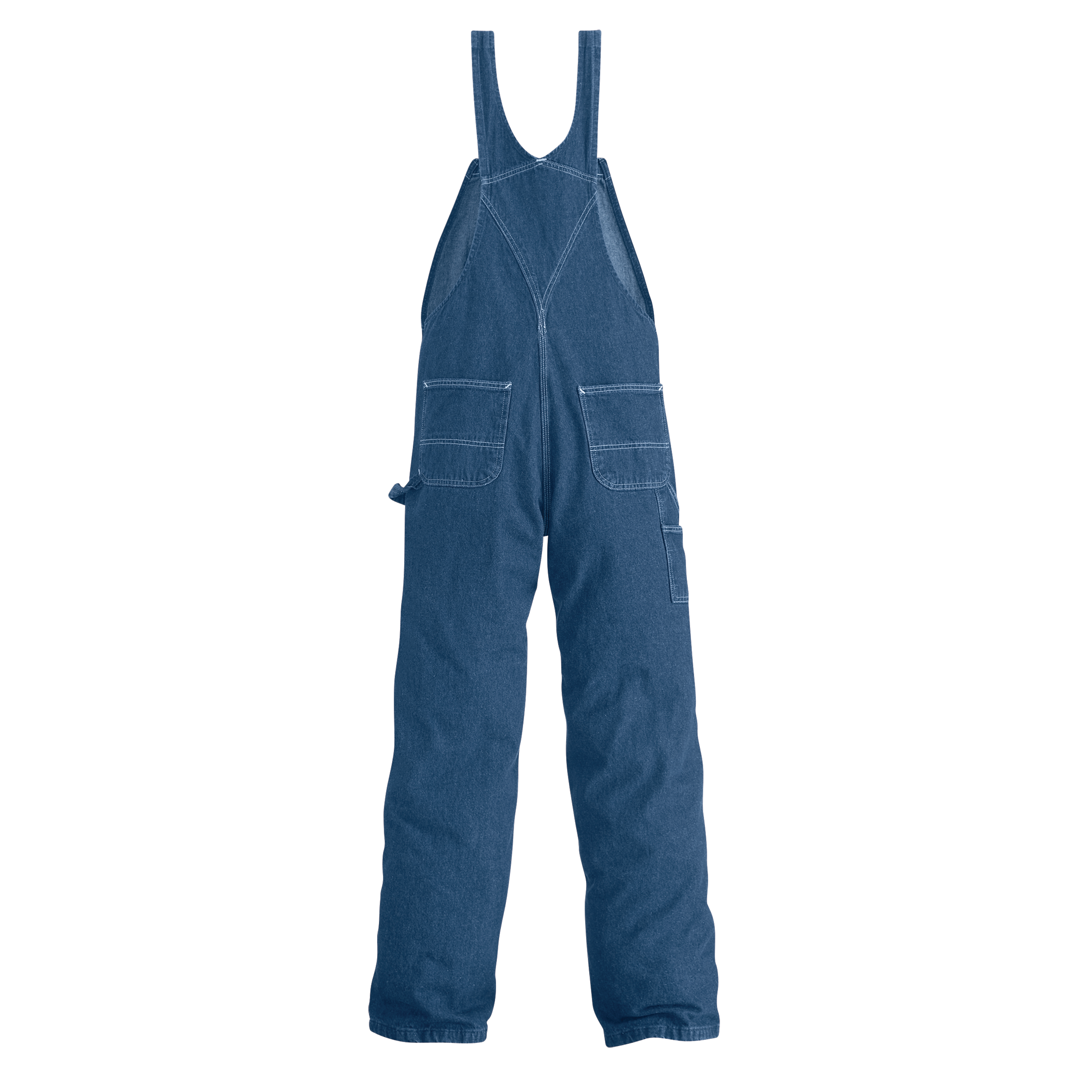 Picture of Carhartt R07 Mens Loose Fit Washed Denim Bib Overall