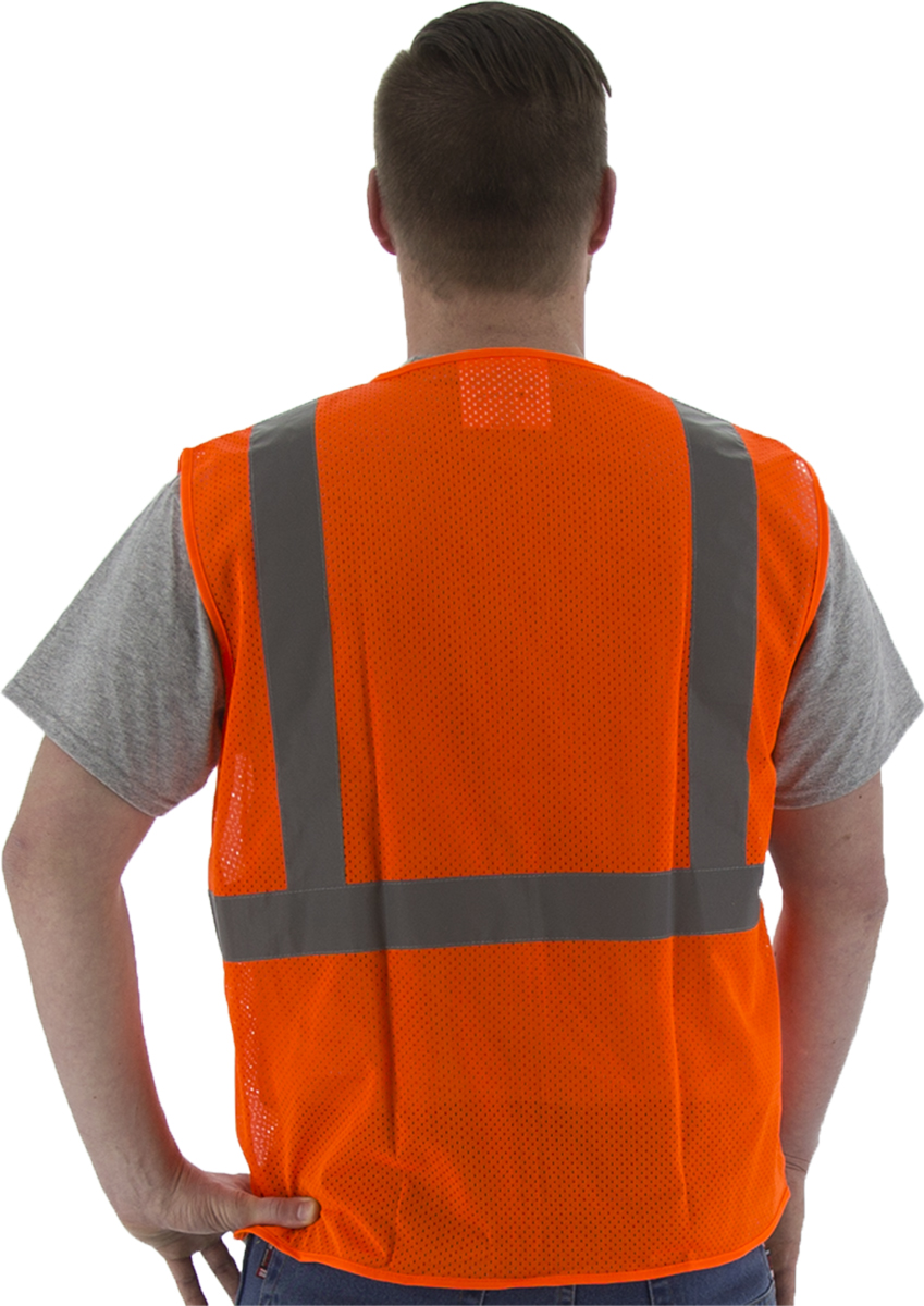 Picture of Majestic 75-3202 Hi-Viz Mesh Vest, ANSI 2