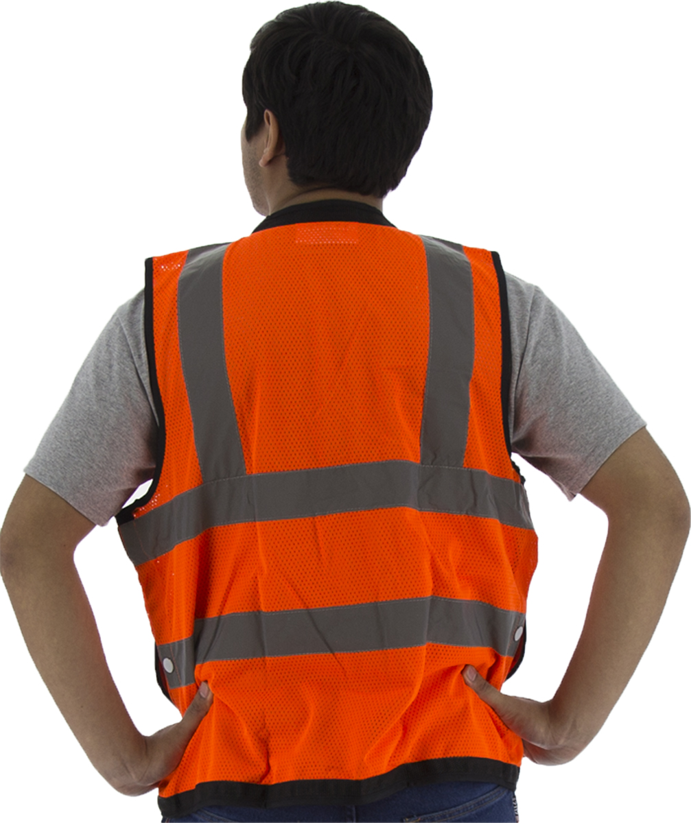 Picture of Majestic 75-3208 Hi-Viz Heavy Duty Mesh Vest, ANSI 2